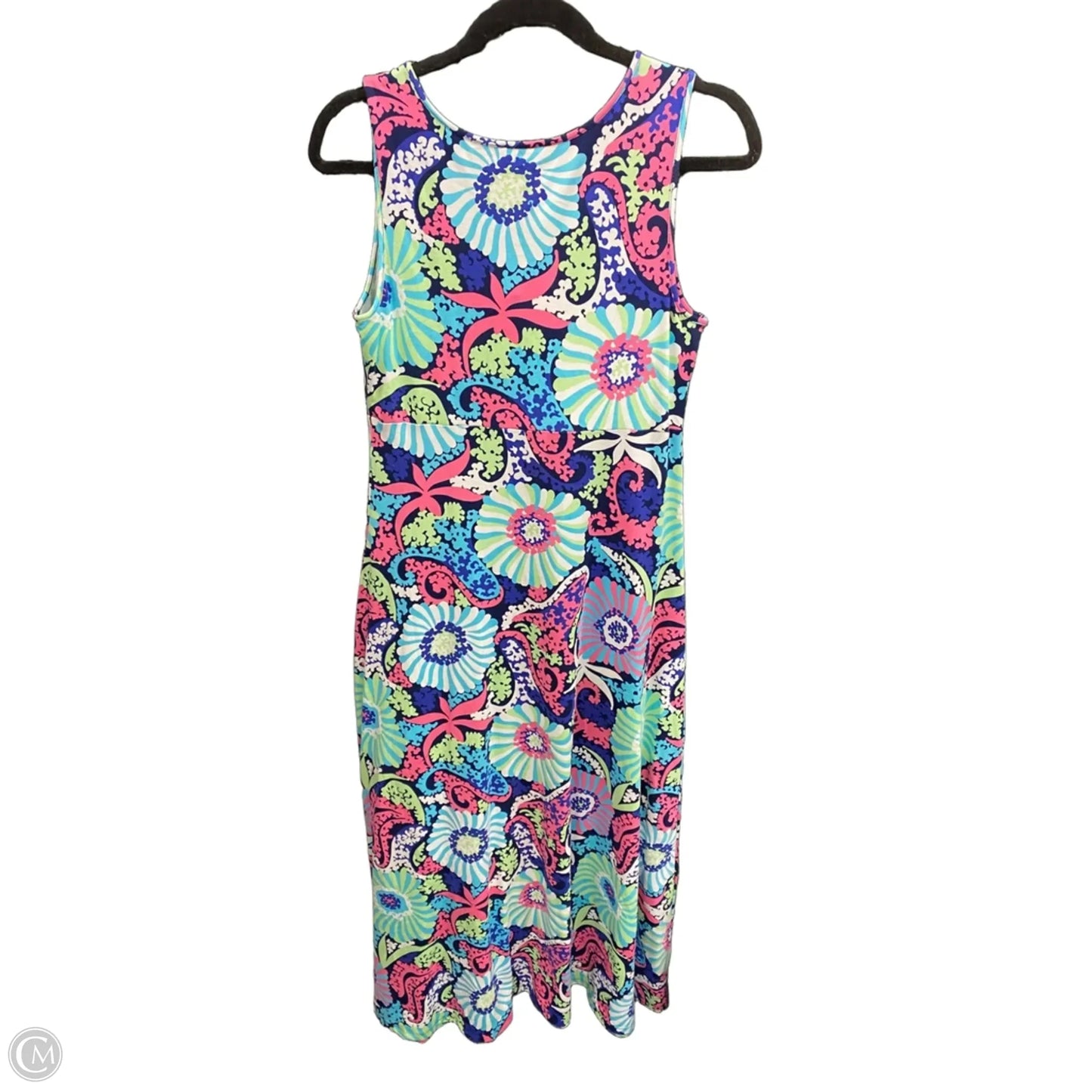 Dress Casual Maxi By Talbots In Blue & Pink, Size: S