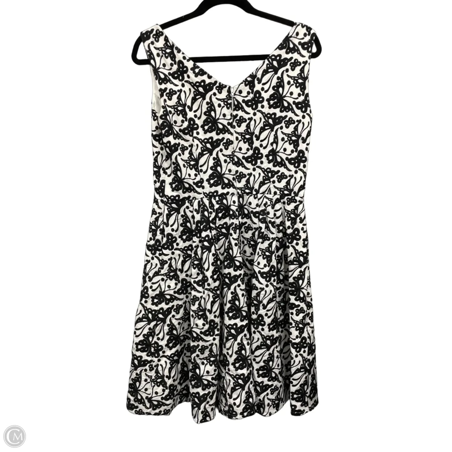 Dress Party Short By Betsey Johnson In Black & White, Size: 10