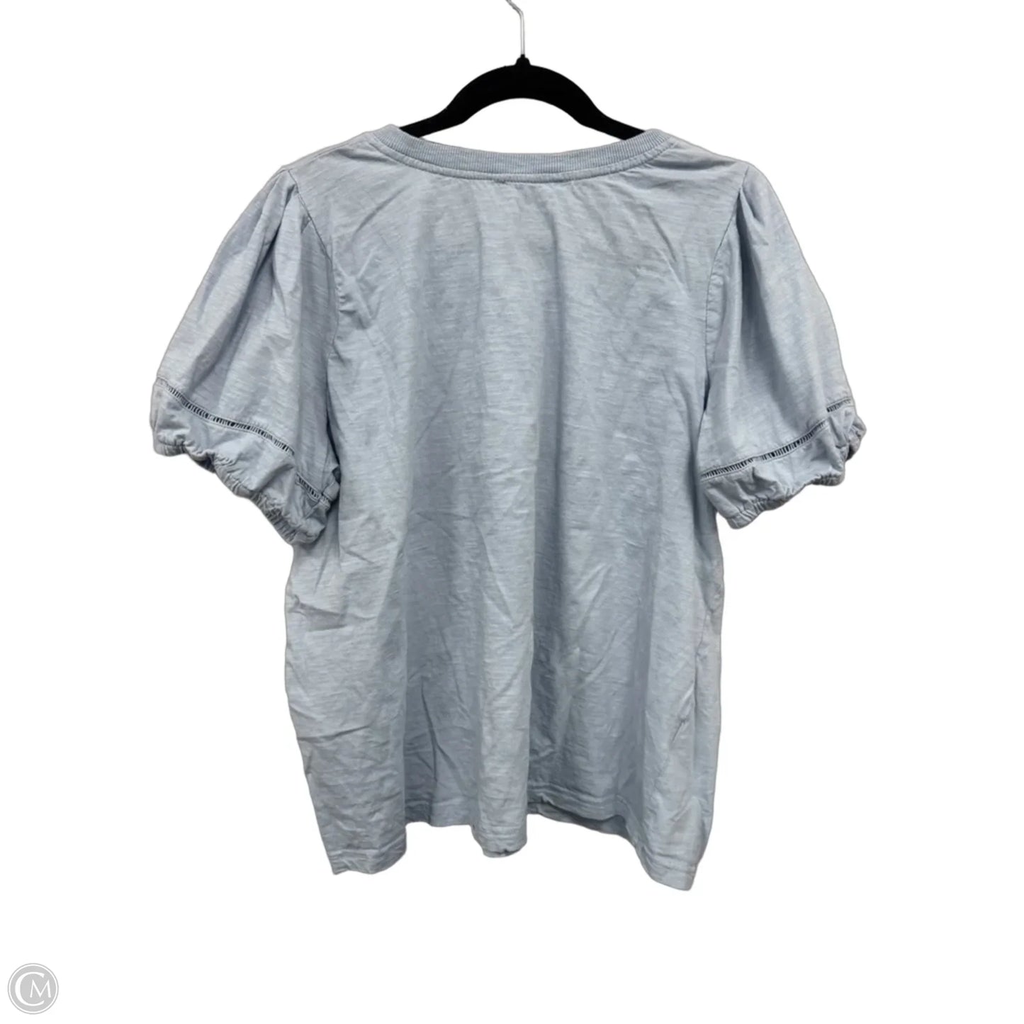 Top Short Sleeve By Jane And Delancey In Blue, Size: 1x