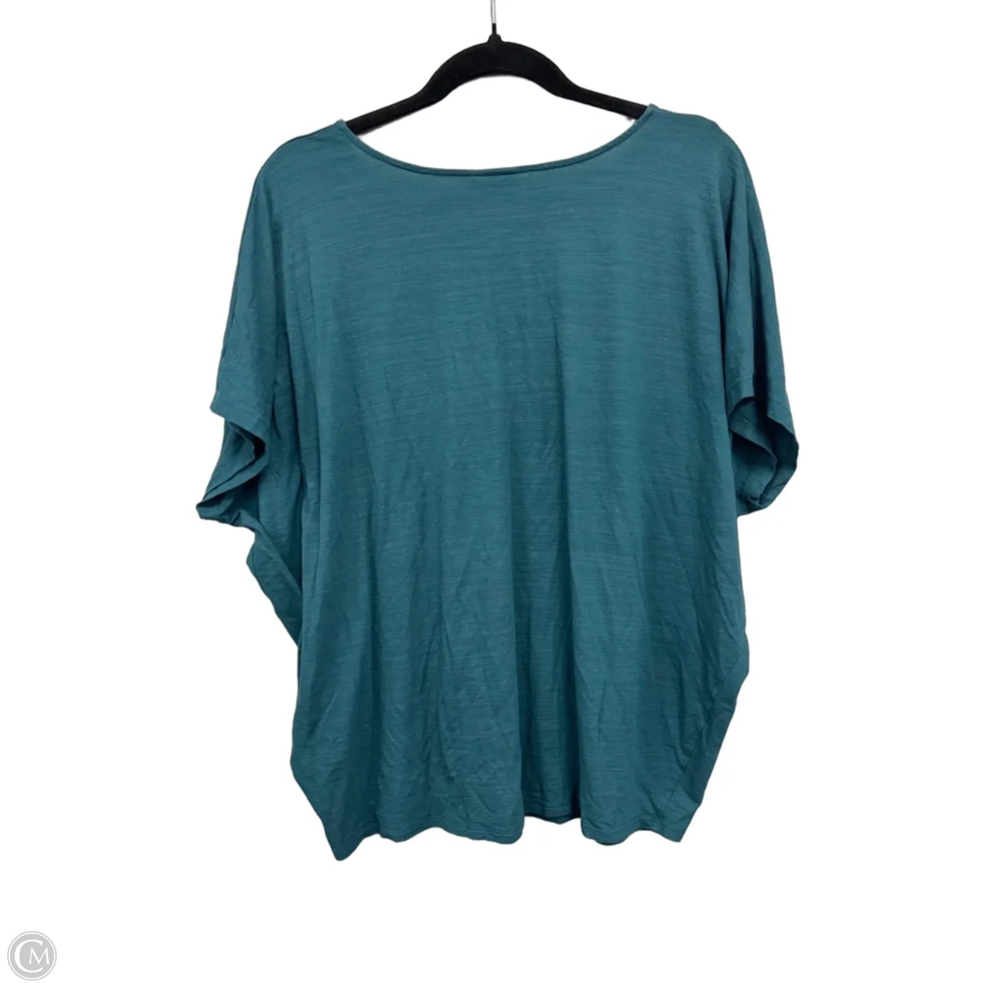 Top Short Sleeve Basic By J. Jill In Teal, Size: Xl