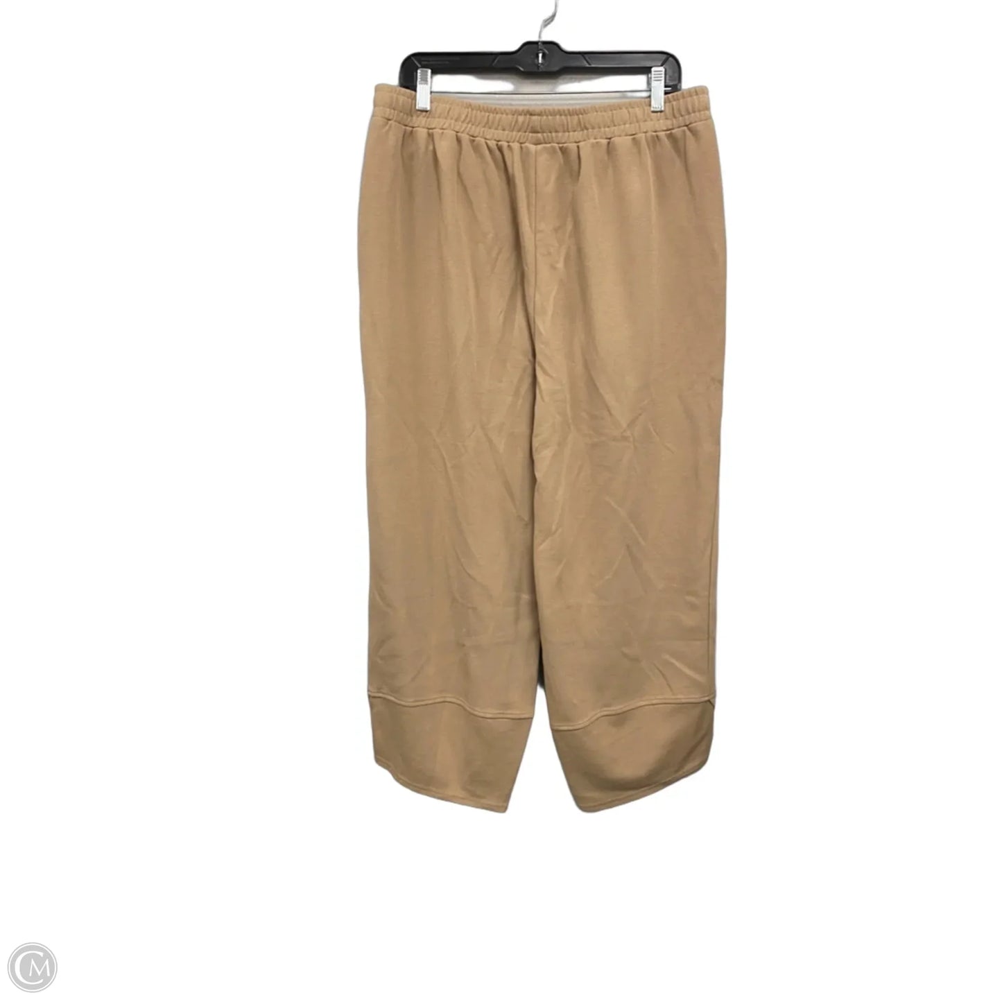 Pants Wide Leg By Trendy Queen In Tan, Size: Xl