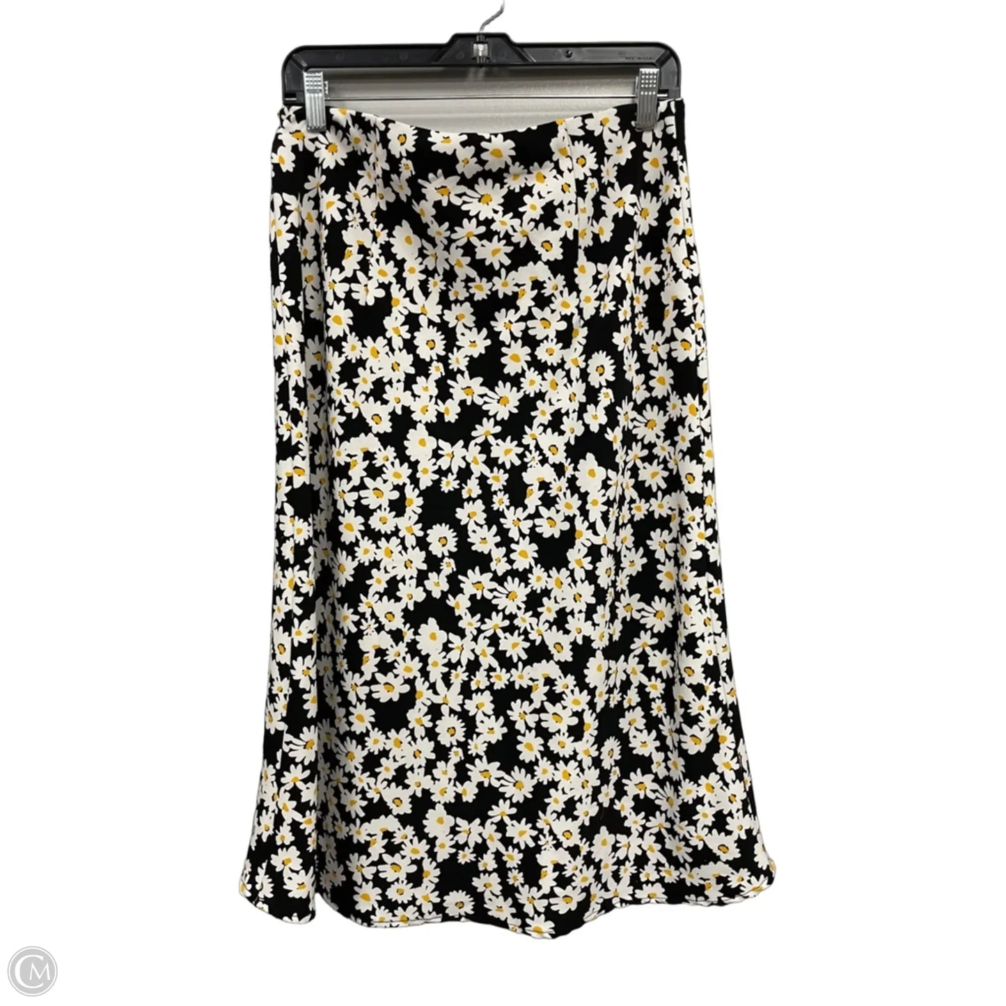 Skirt Midi By Rachel Zoe In Black & Yellow, Size: 8
