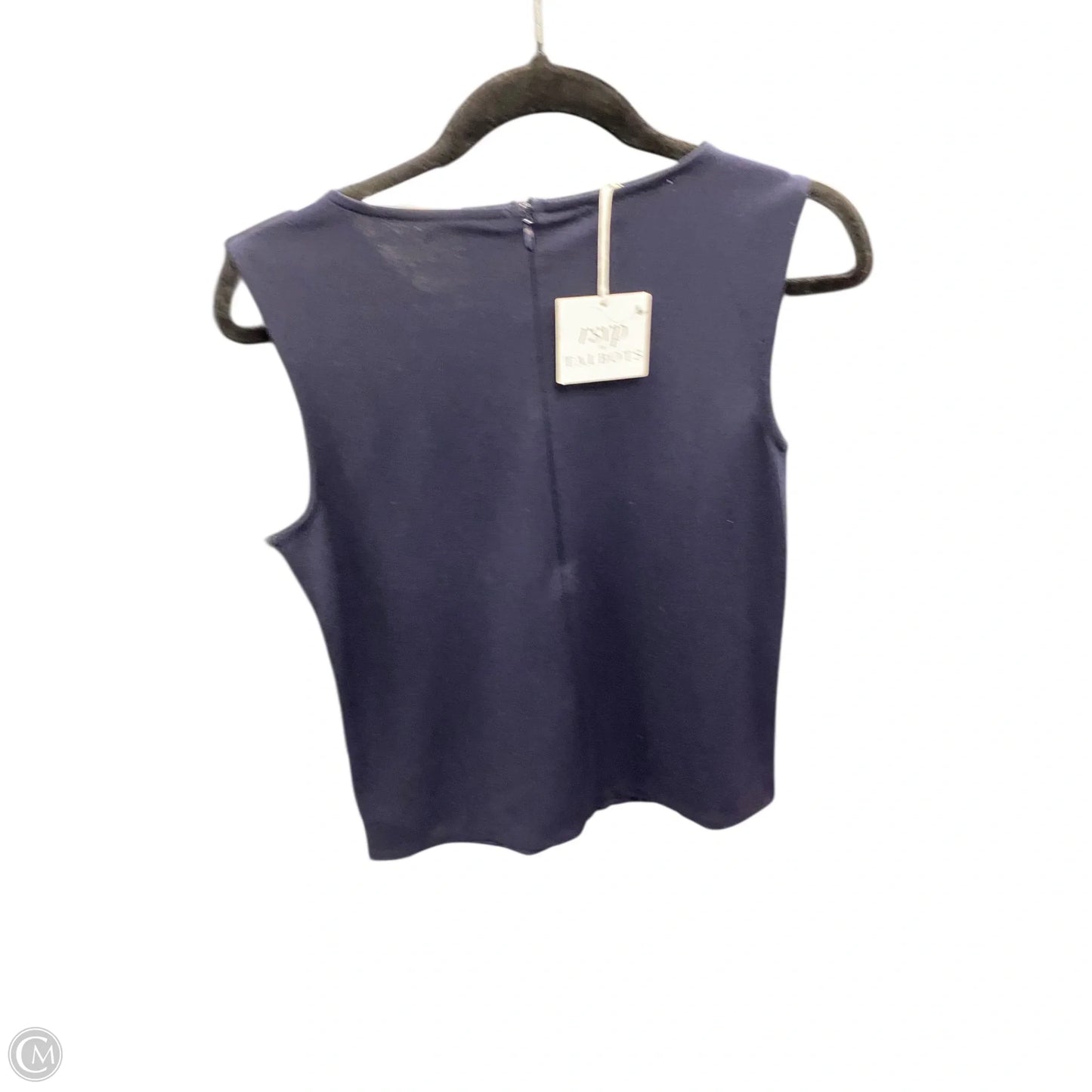 Top Sleeveless By Talbots In Navy, Size: S