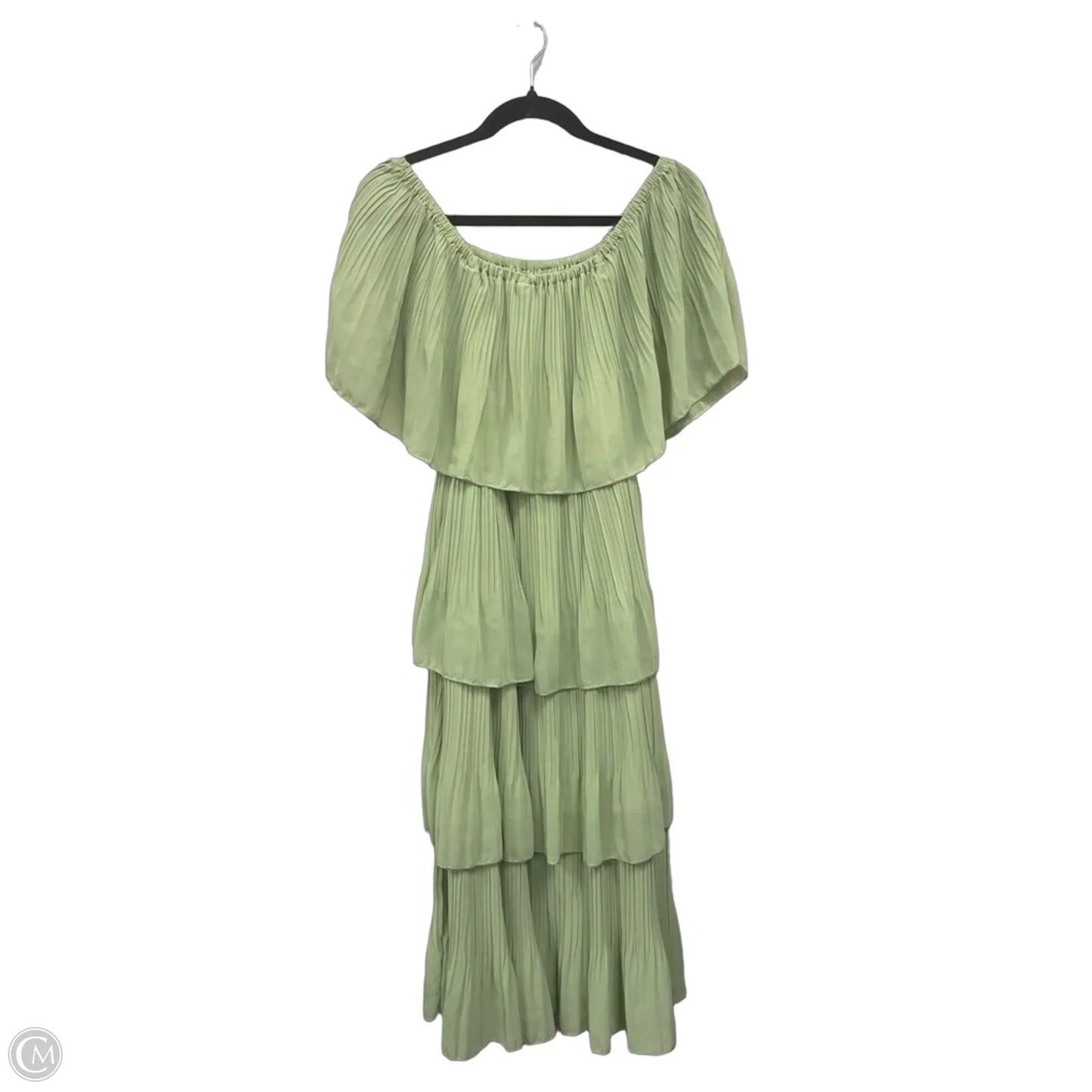 Dress Casual Midi By Clothes Mentor In Green, Size: L