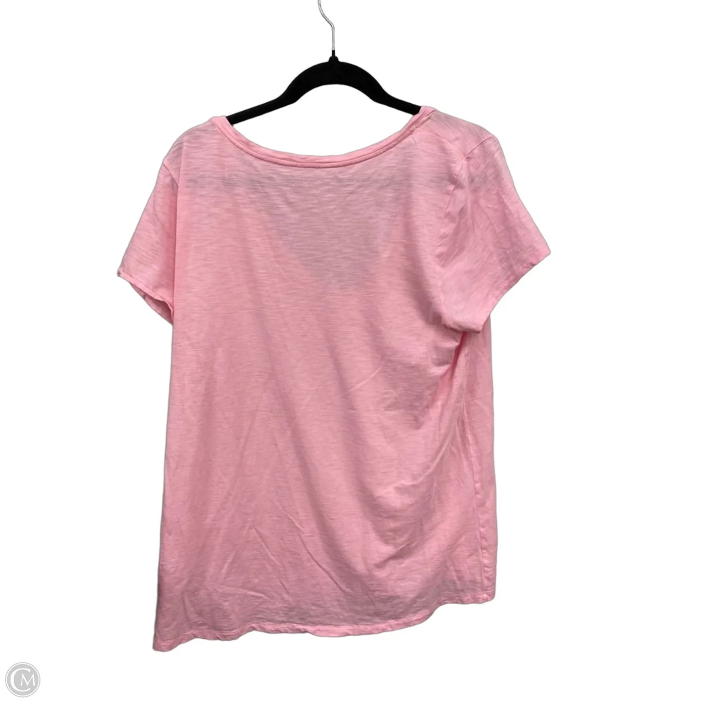 Top Short Sleeve Designer By Lilly Pulitzer In Pink, Size: Xl