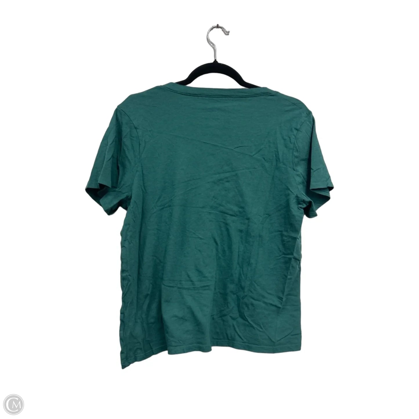 Top Short Sleeve Basic By A New Day In Green, Size: M