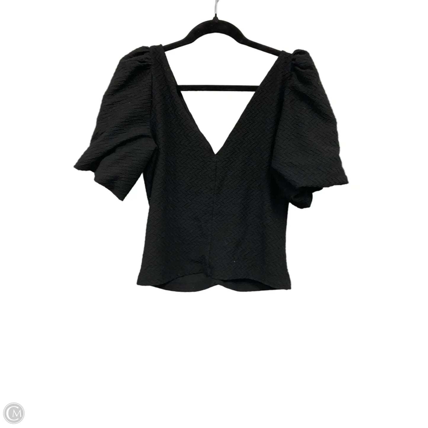 Top Short Sleeve By Free People In Black, Size: L