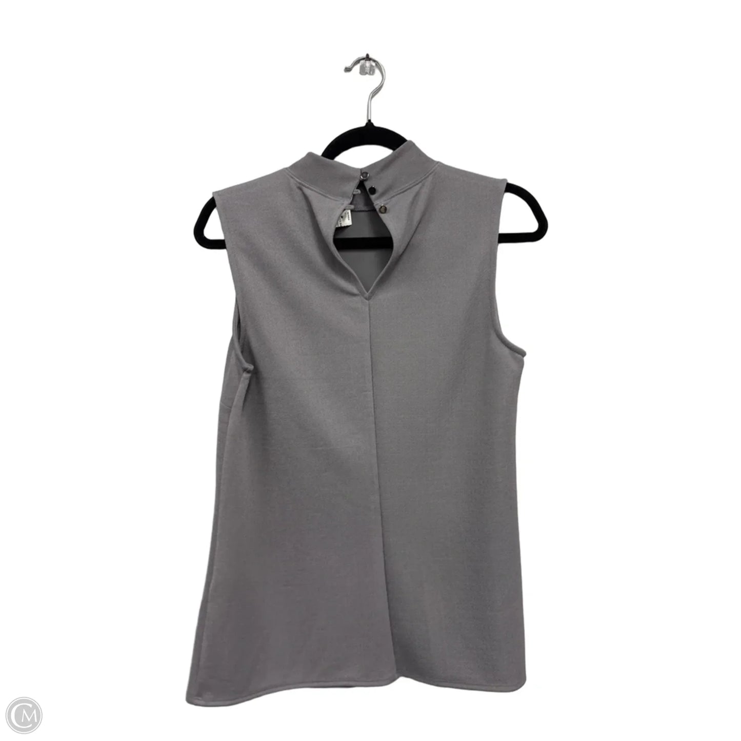 Top Sleeveless By Banana Republic In Grey, Size: M