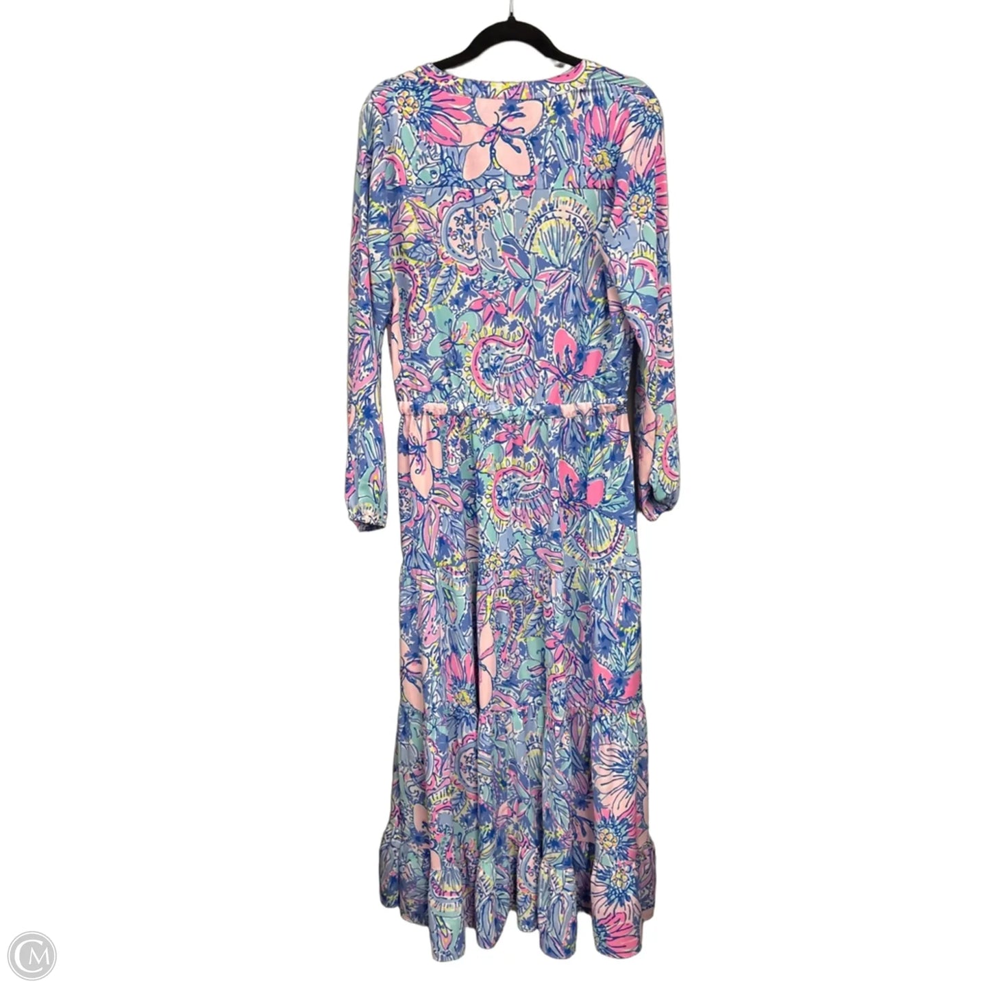 Dress Designer By Lilly Pulitzer In Blue & Pink, Size: 8