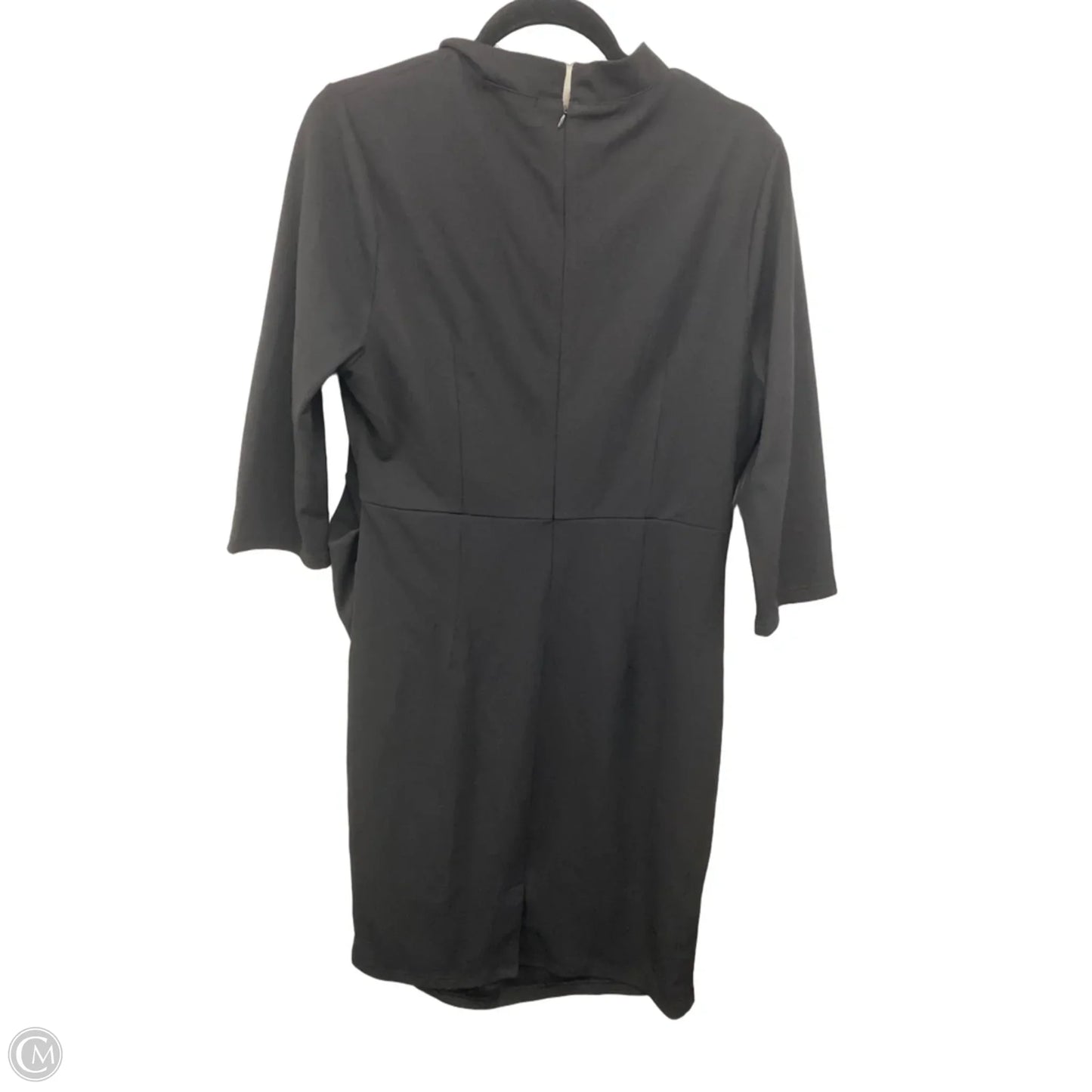 Dress Casual Midi By Clothes Mentor In Black, Size: Xxl