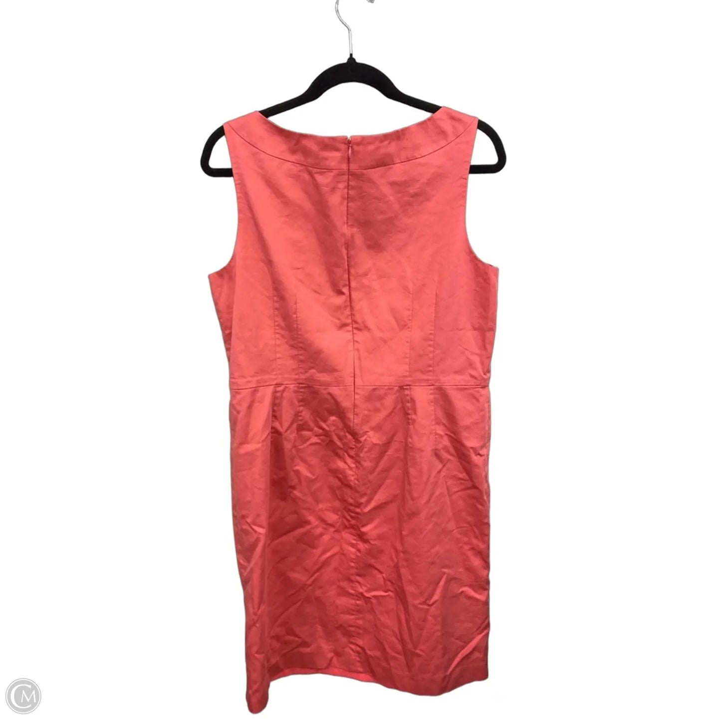 Dress Casual Midi By Ann Taylor In Peach, Size: 14