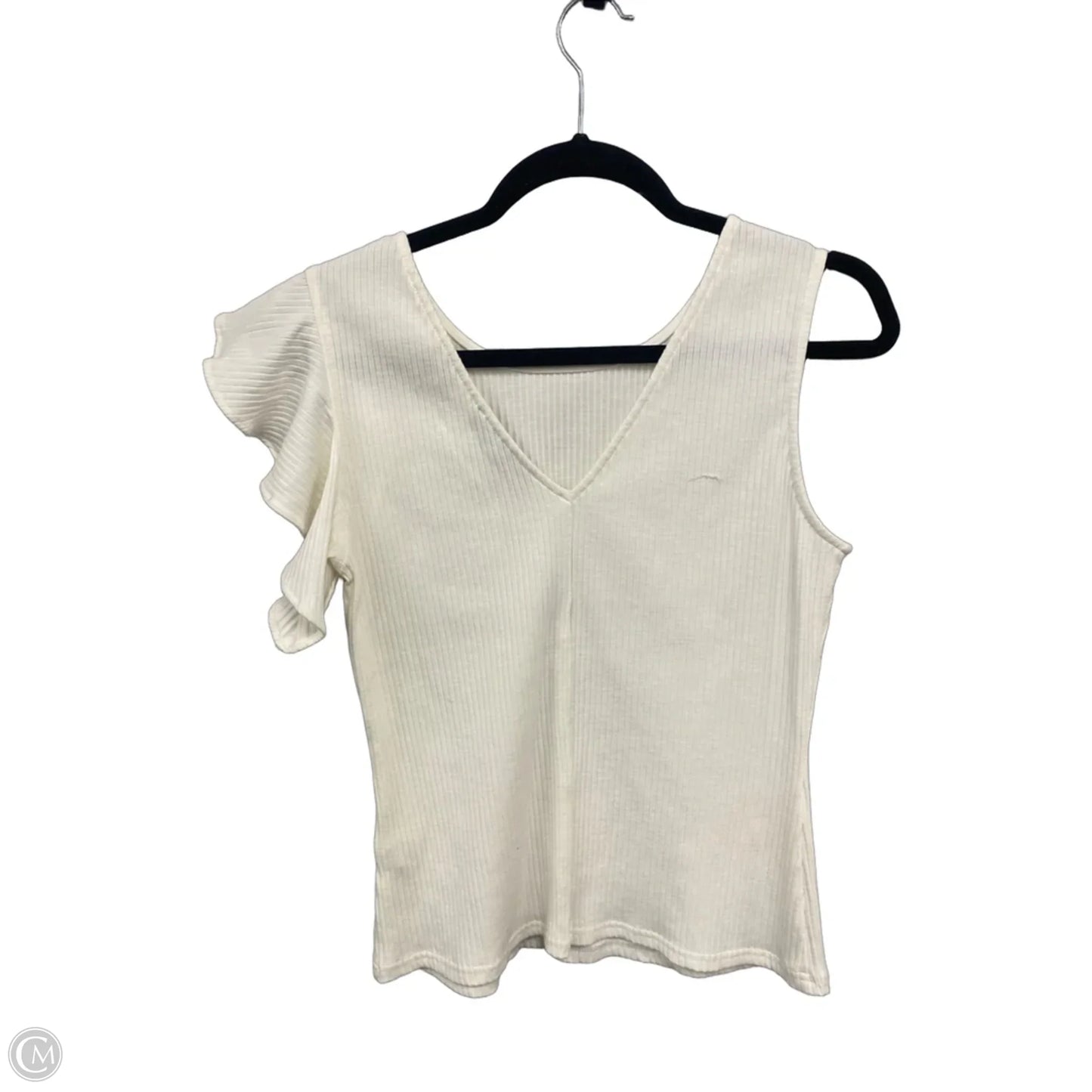 Top Sleeveless By Sugar Lips In Cream, Size: L