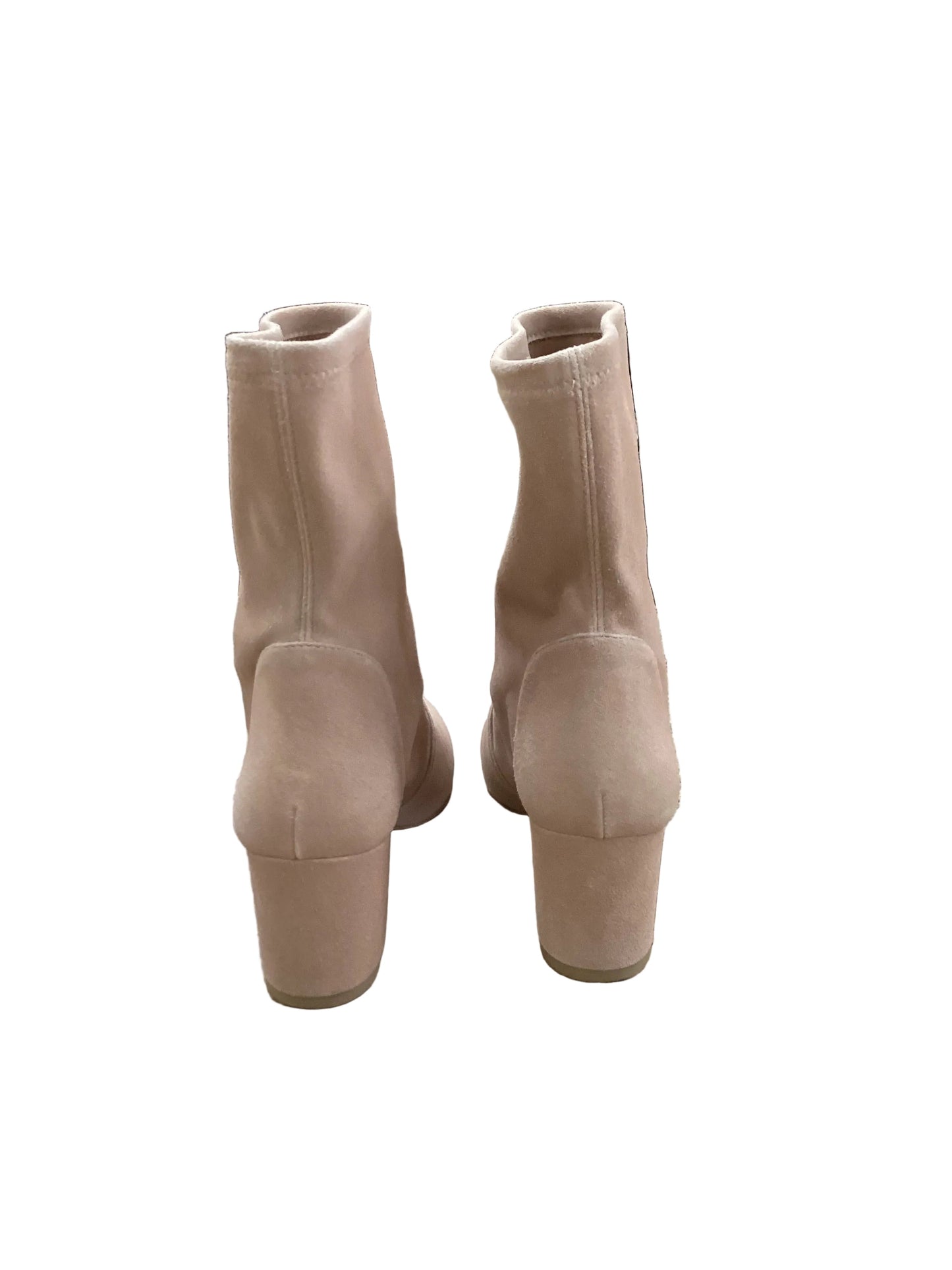 Boots Designer By Stuart Weitzman In Tan, Size:7