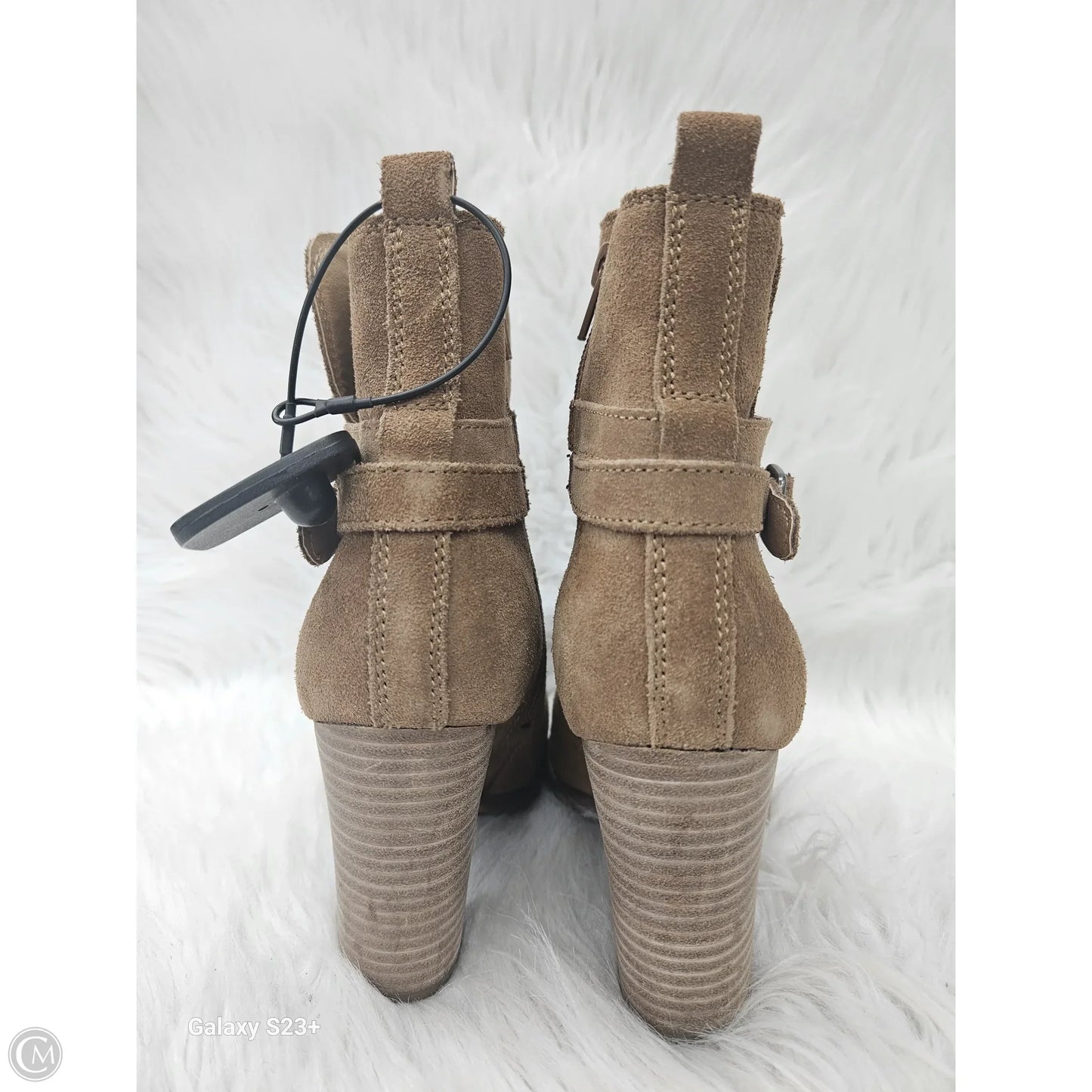 Boots Ankle Heels By Lucky Brand In Brown, Size: 6.5