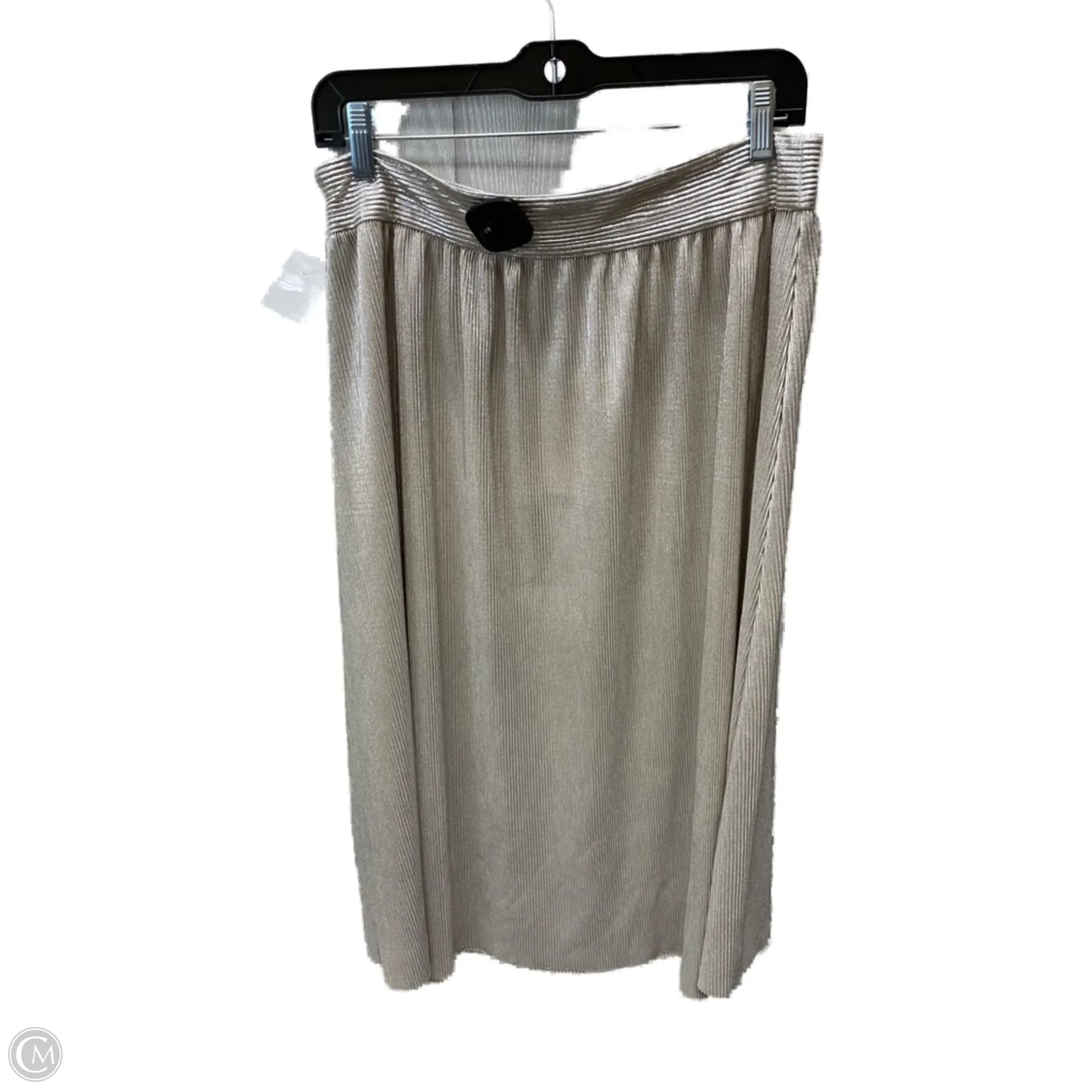 Skirt Maxi By Who What Wear In Gold, Size: 12