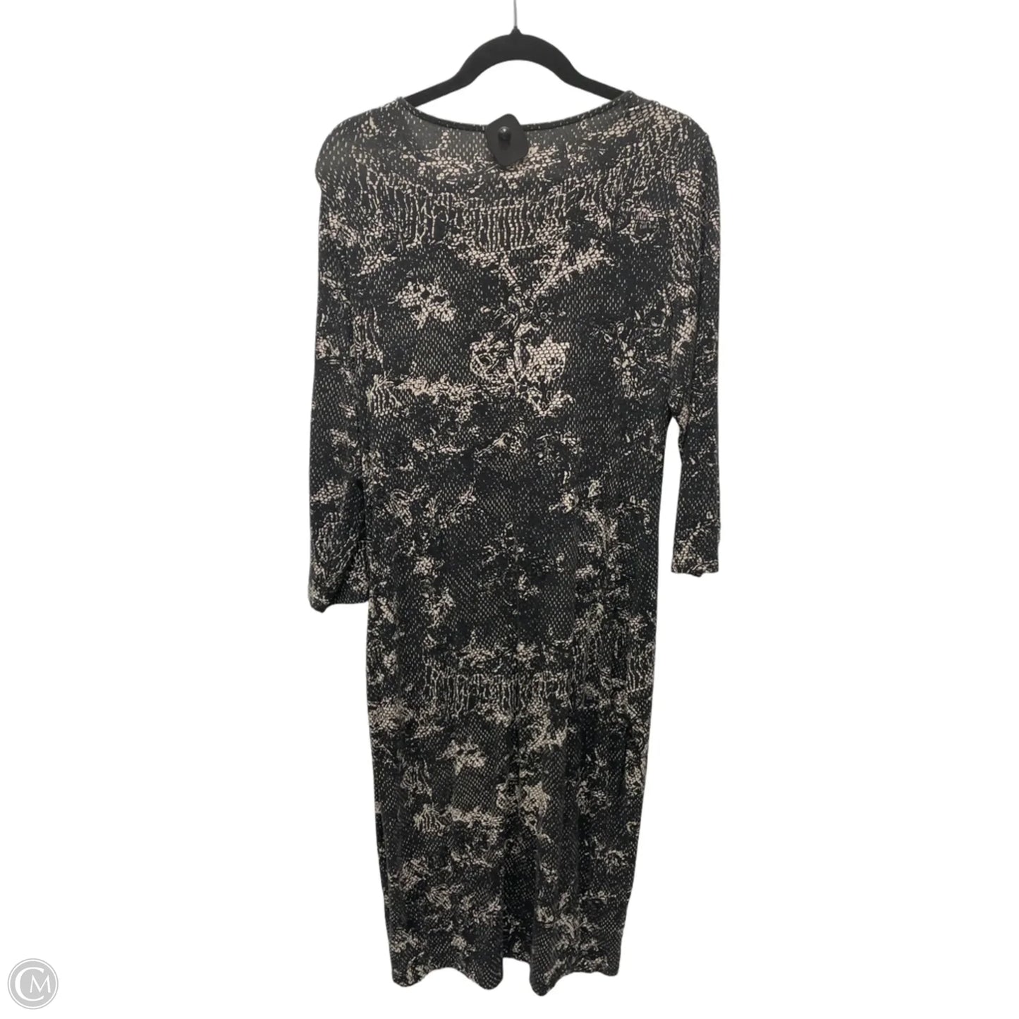 Dress Casual Short By Ann Taylor In Black & Tan, Size: L