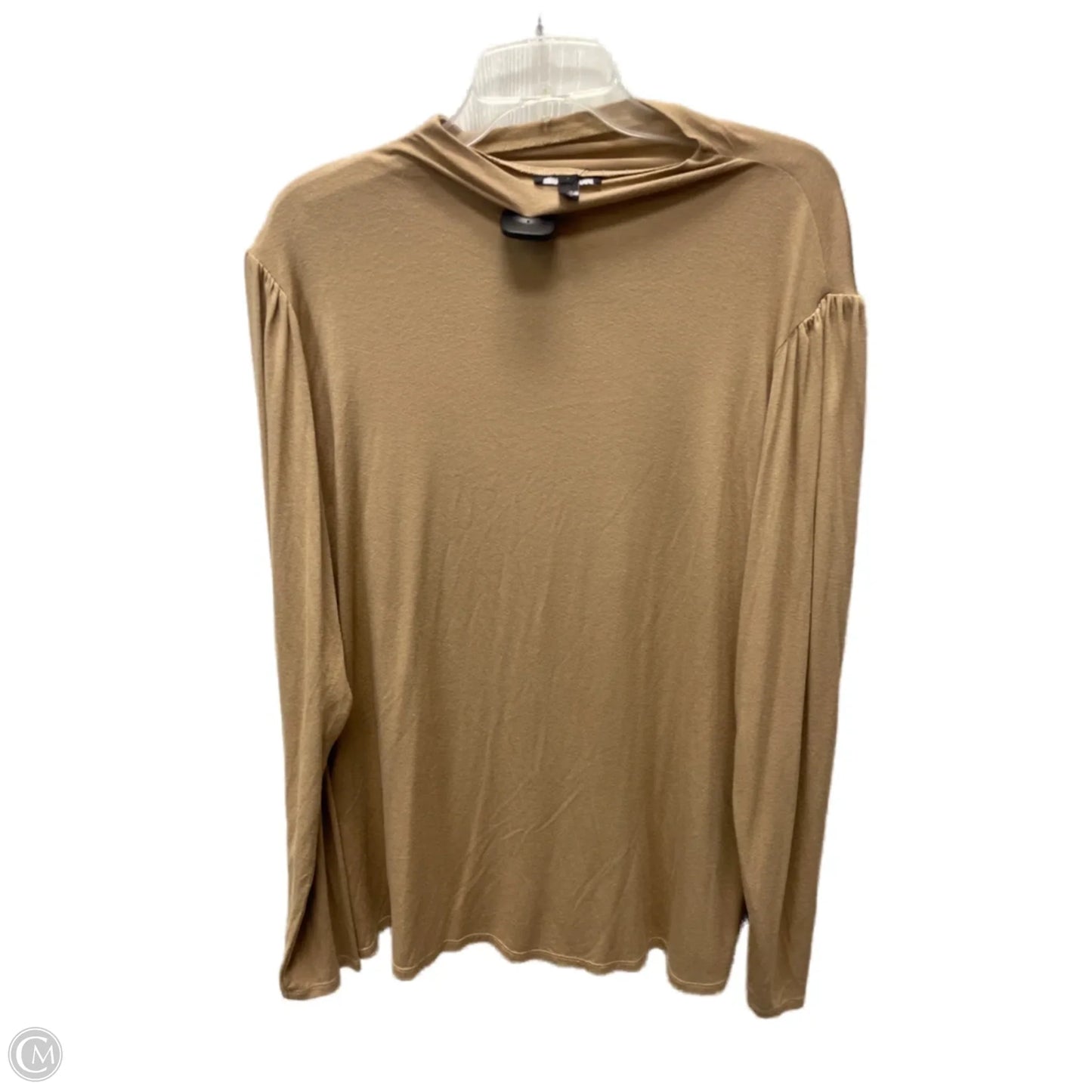 Top Long Sleeve By Lane Bryant In Tan, Size: 2x