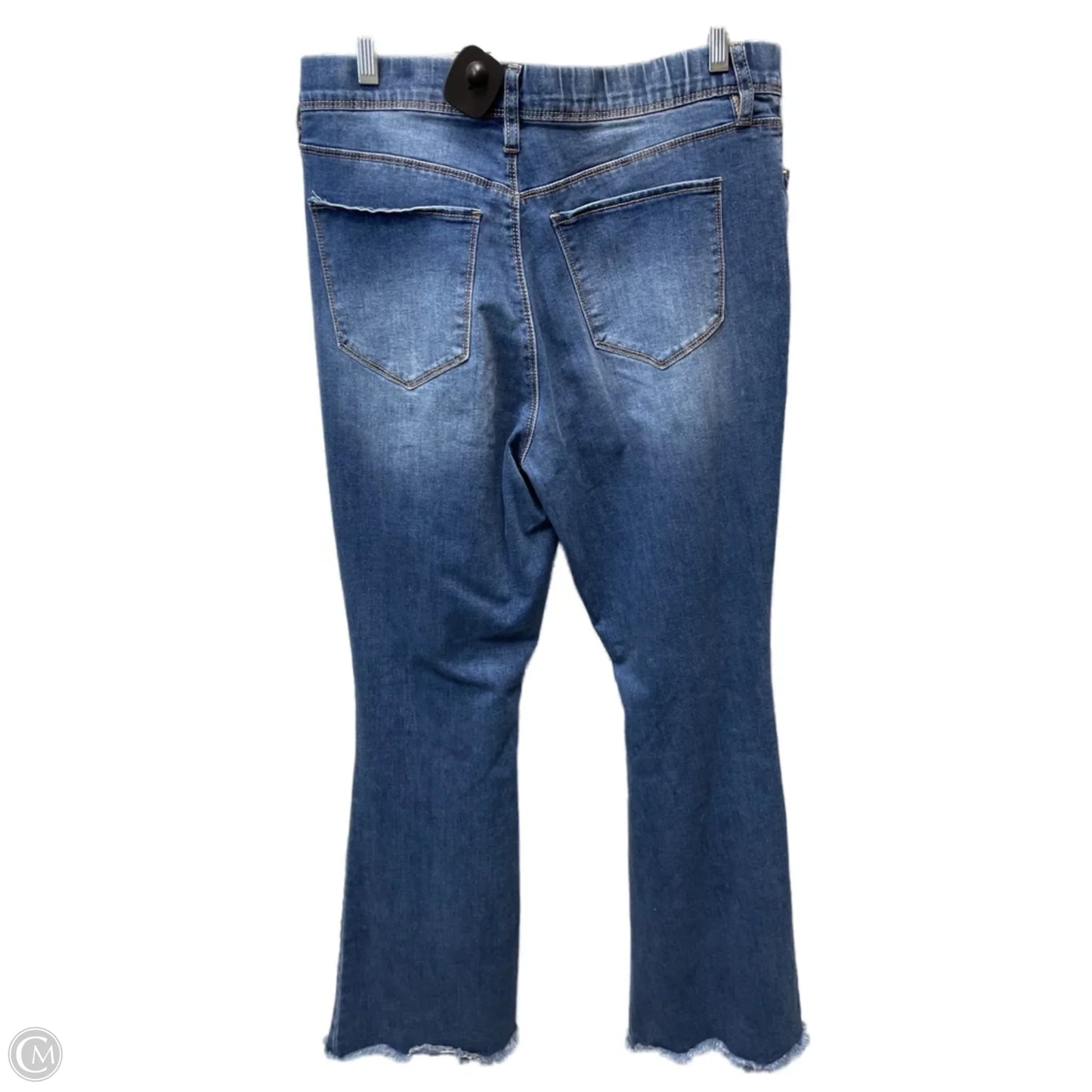 Jeans Flared By Fashion Nova In Blue Denim, Size: 16