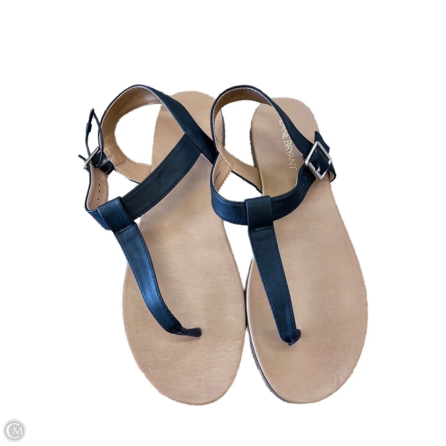 Sandals Flats By Lane Bryant In Black, Size: 10