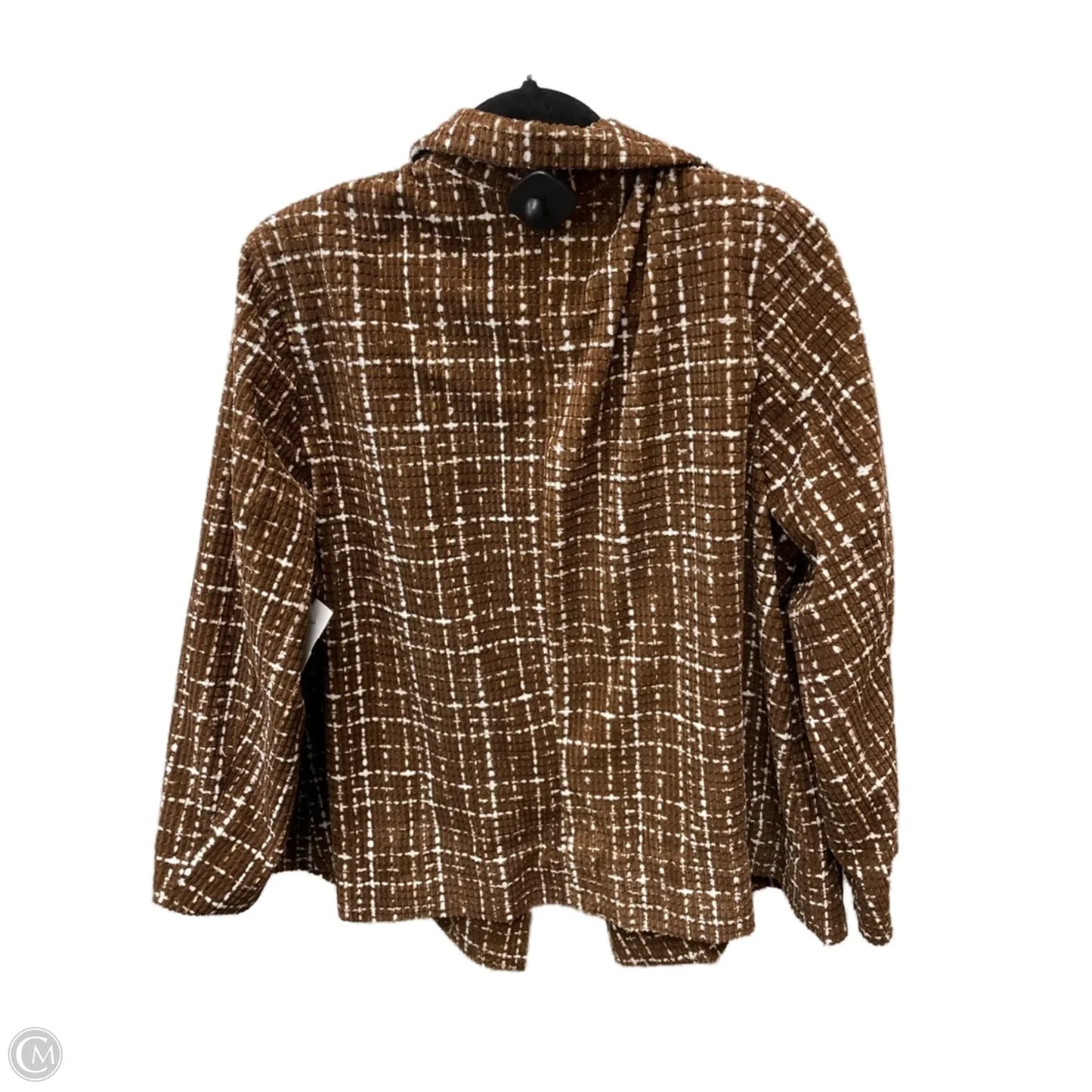 Jacket Other By Clothes Mentor In Brown & Cream, Size: Xl