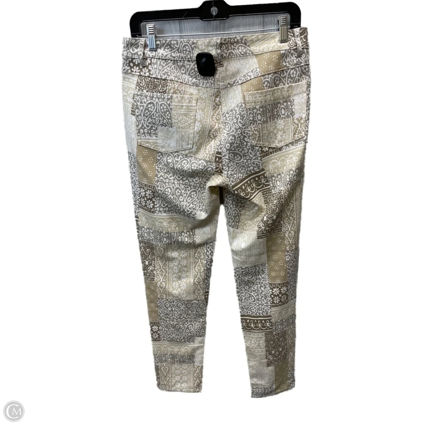 Jeans Skinny By J Mclaughlin In Cream & Tan, Size: 10