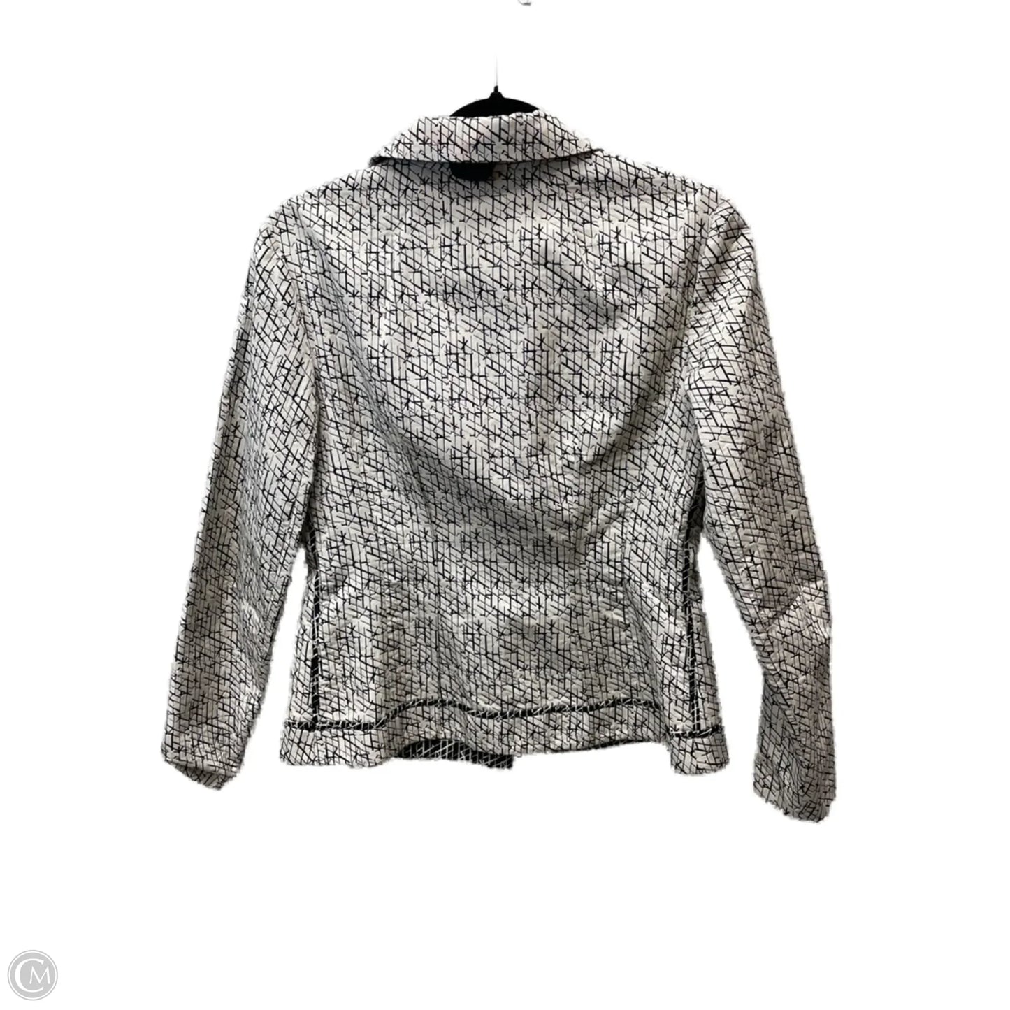 Blazer By lida baday In Black & Cream, Size: M