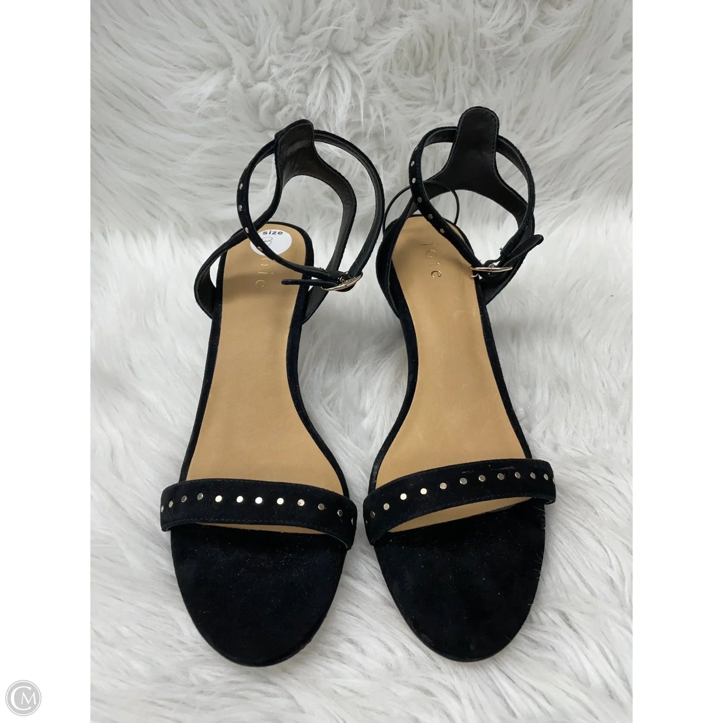 Sandals Heels Kitten By Joie In Black, Size: 8