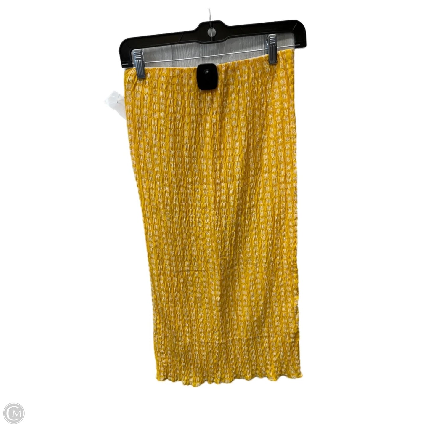 Skirt Midi By Urban Outfitters In Yellow, Size: 4