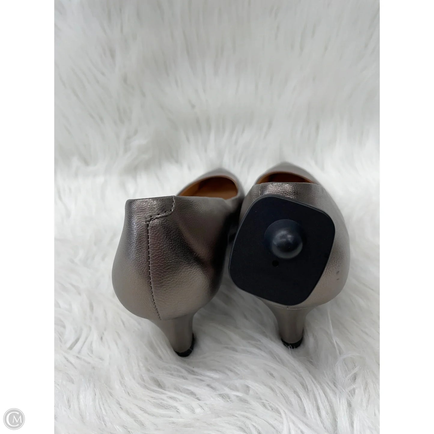 Shoes Heels Kitten By Sofft In Gold, Size: 9