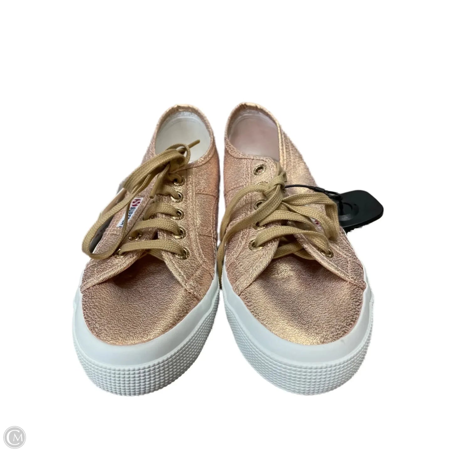 Shoes Sneakers By Superga In Gold, Size: 7.5
