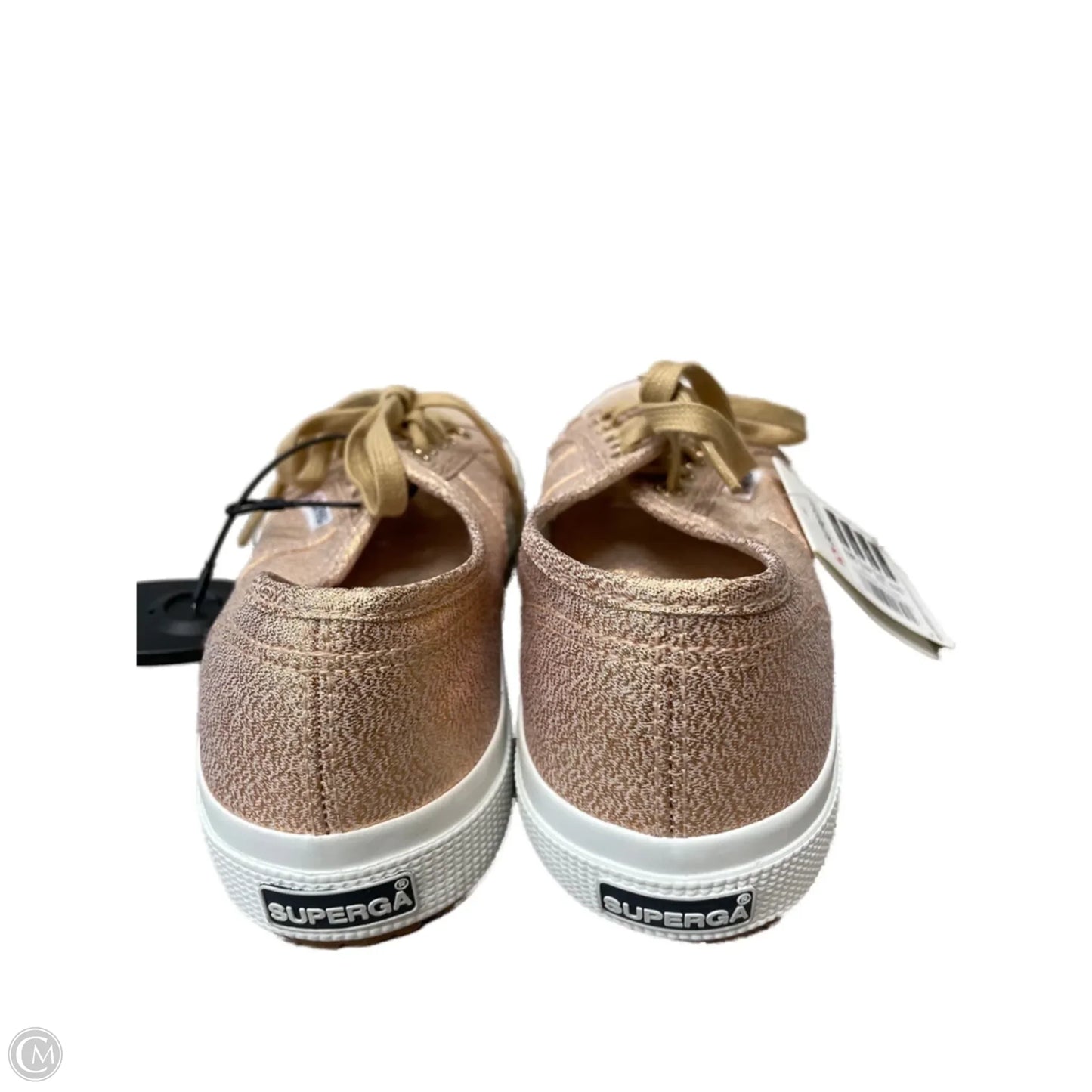 Shoes Sneakers By Superga In Gold, Size: 7.5