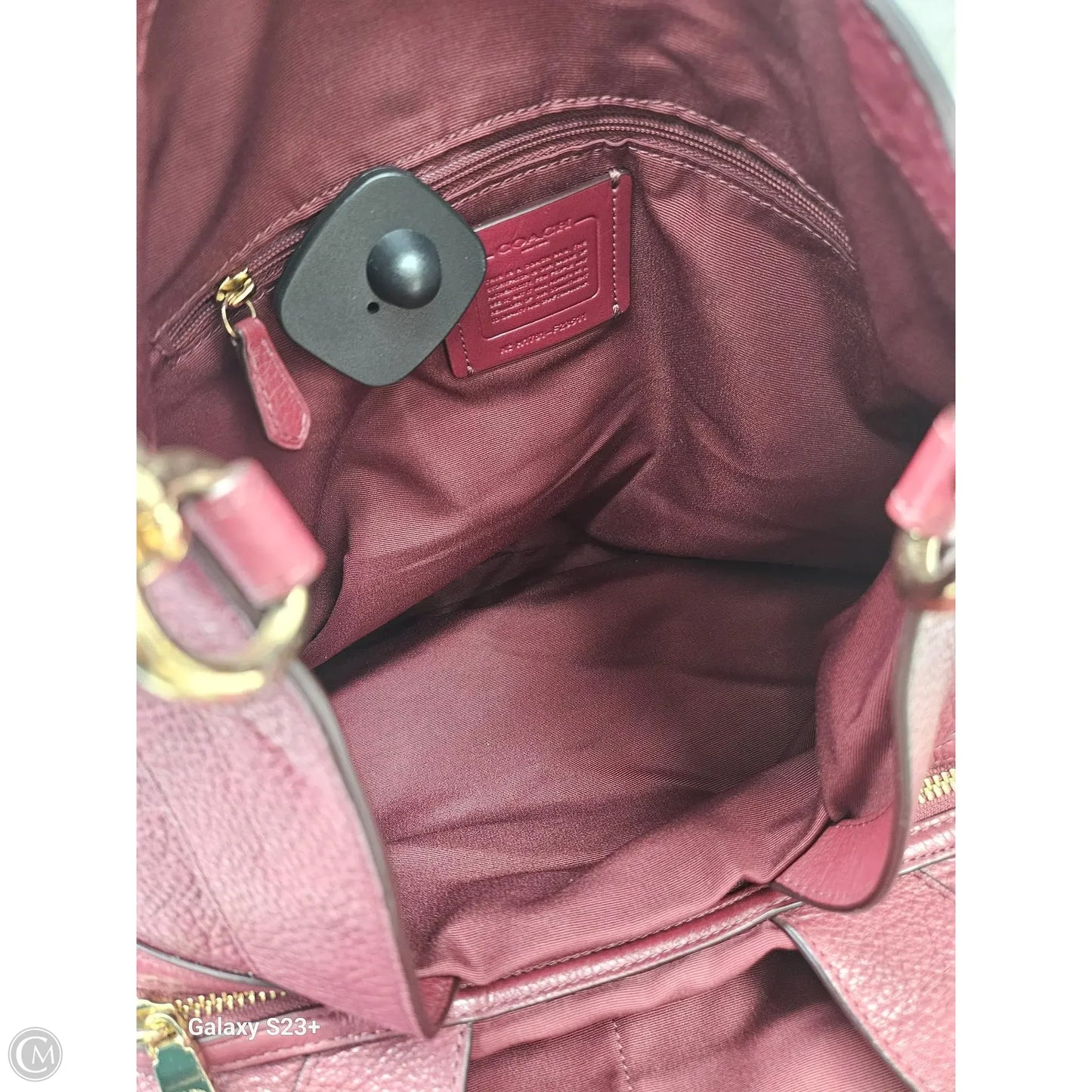 Handbag Designer By Coach, Size: Large