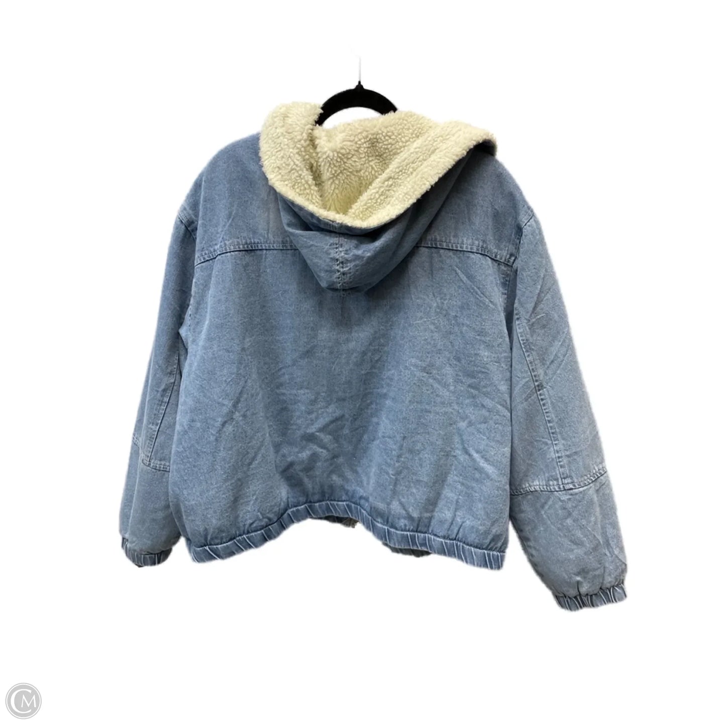 Jacket Denim By Clothes Mentor In Blue Denim, Size: 3x