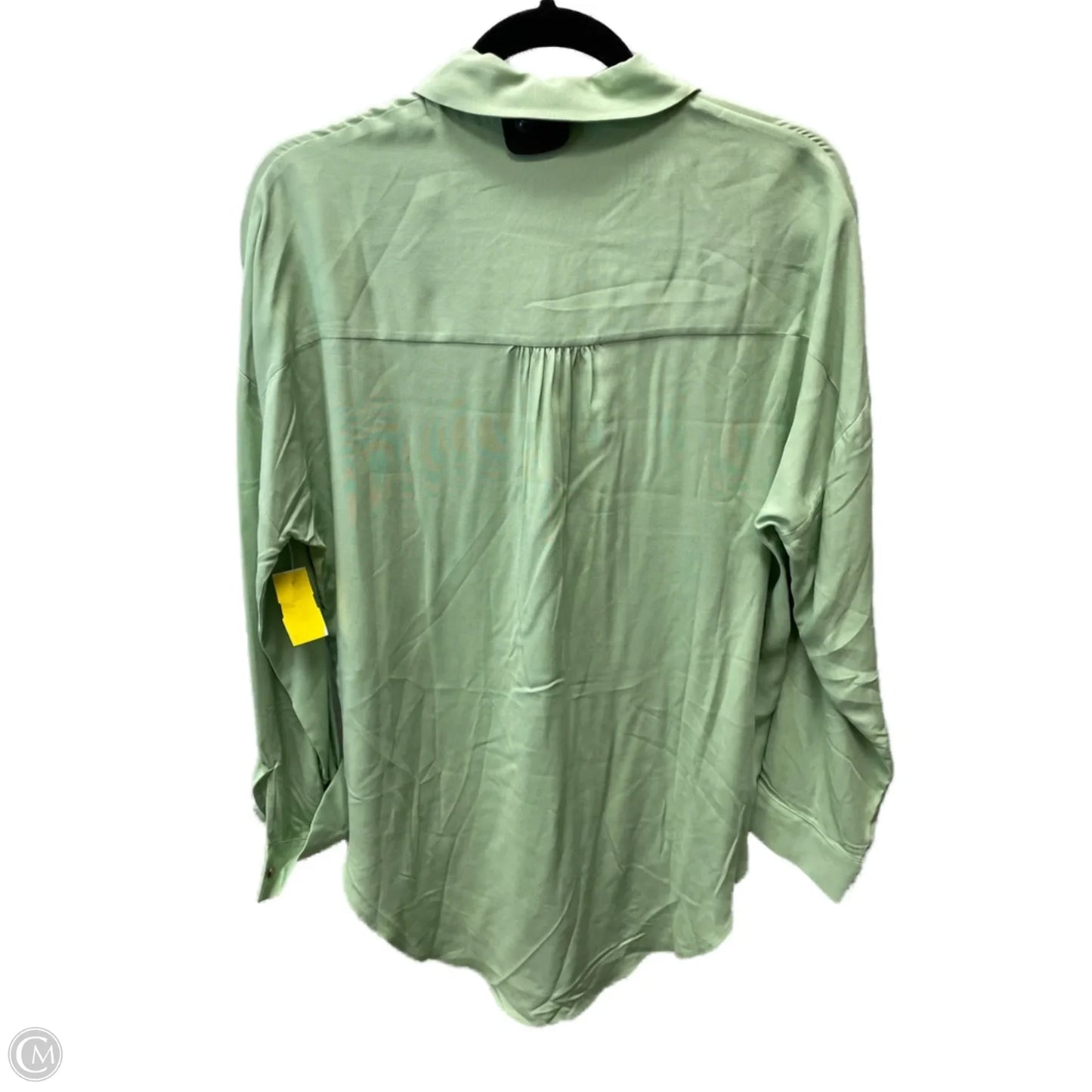 Blouse Long Sleeve By Maeve In Green, Size: S