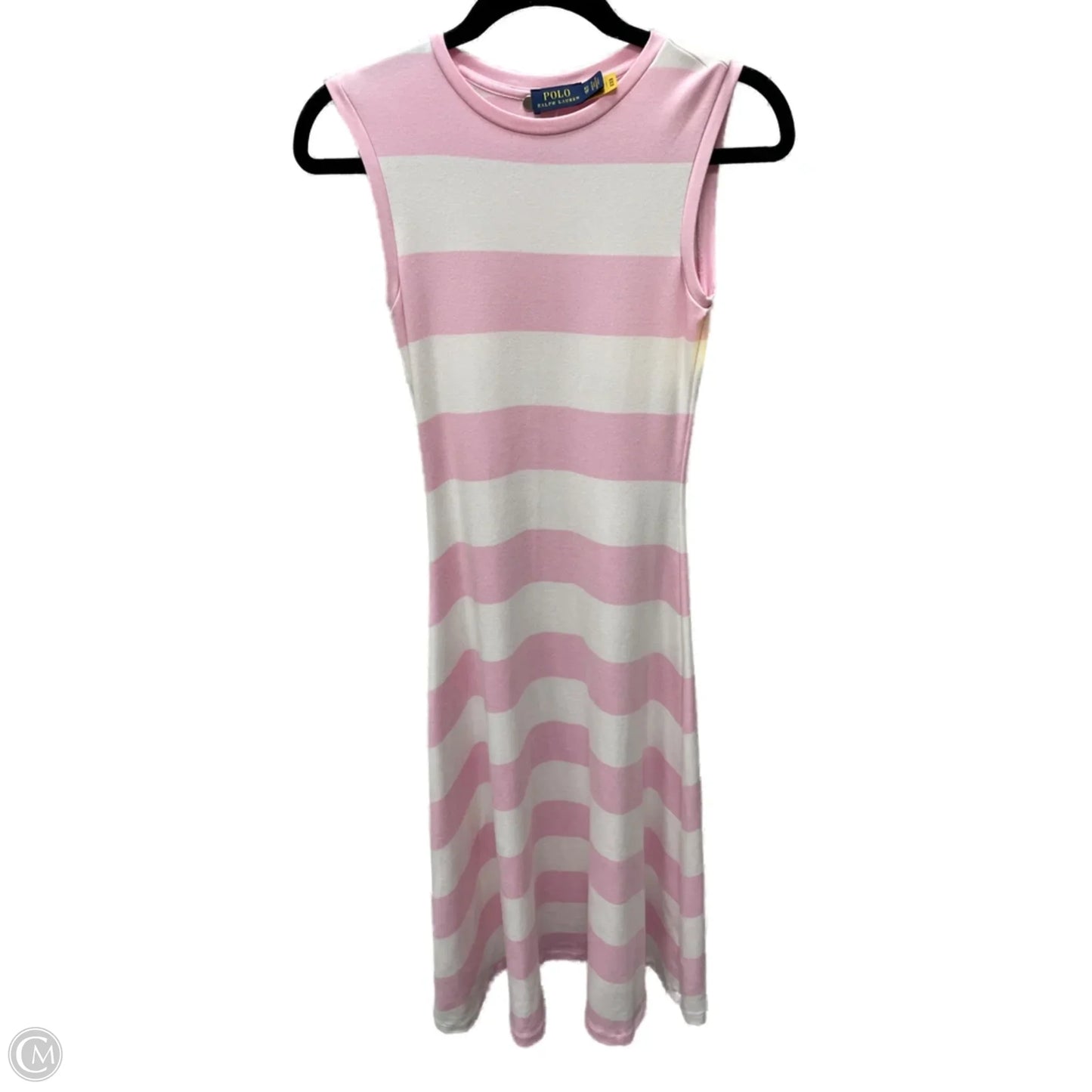 Dress Casual Midi By Polo Ralph Lauren In Striped Pattern, Size: Xs