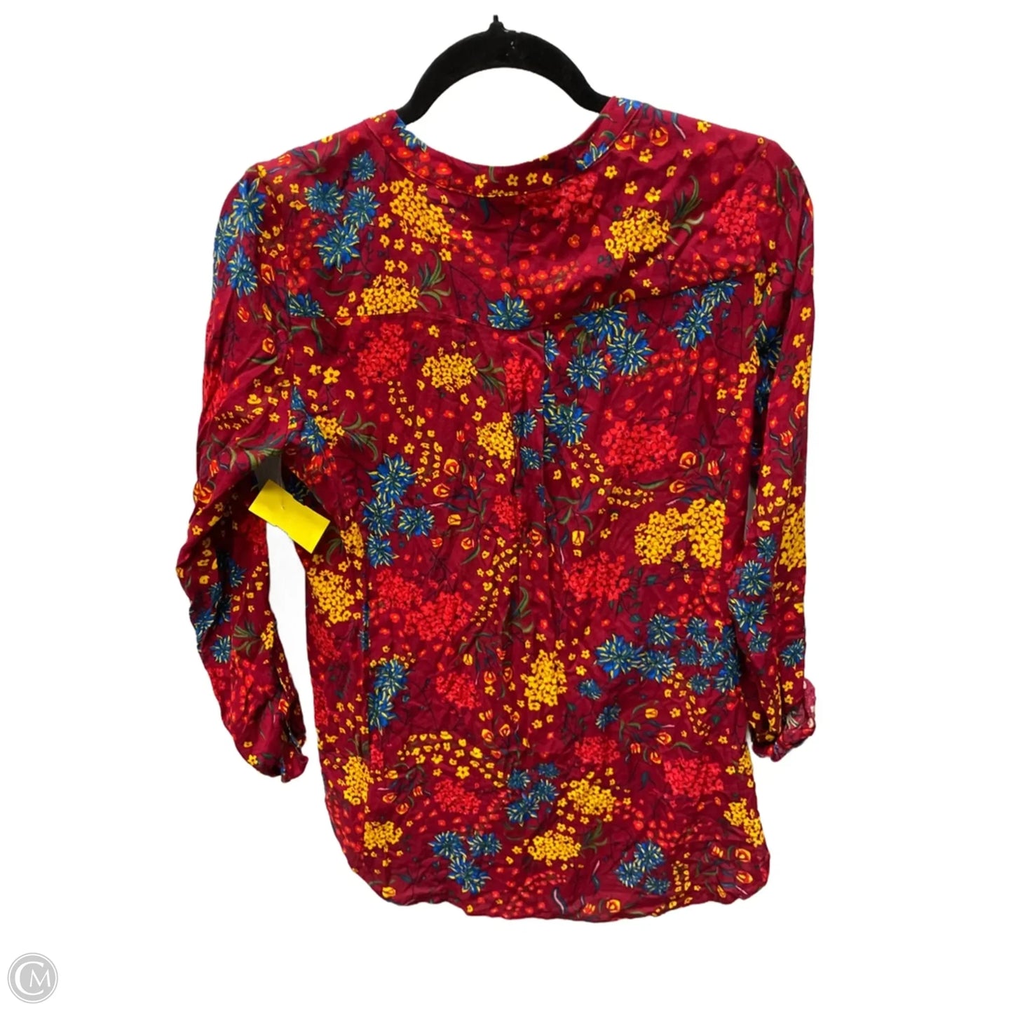 Top Long Sleeve By Maeve In Floral Print, Size: S