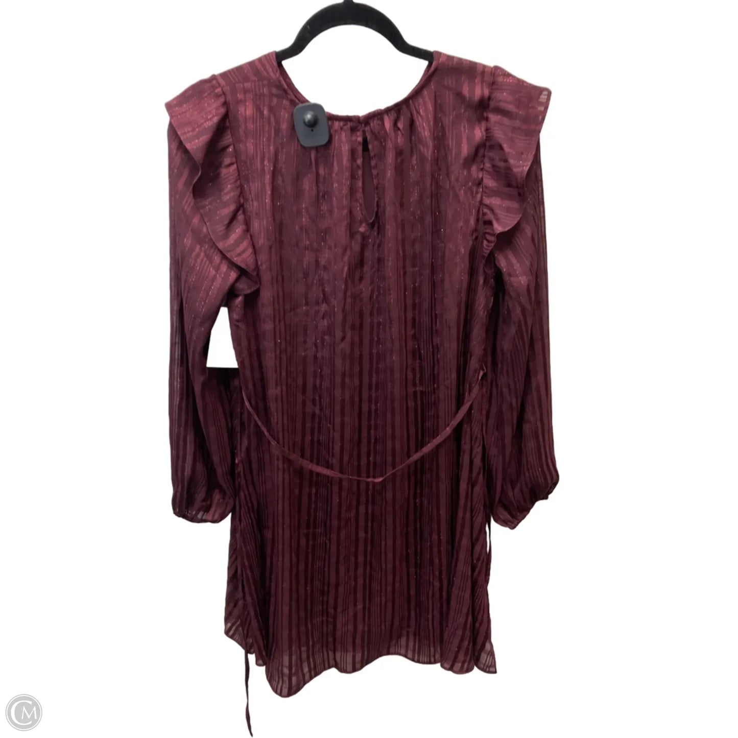 Dress Casual Short By Nine West Apparel In Maroon, Size: S