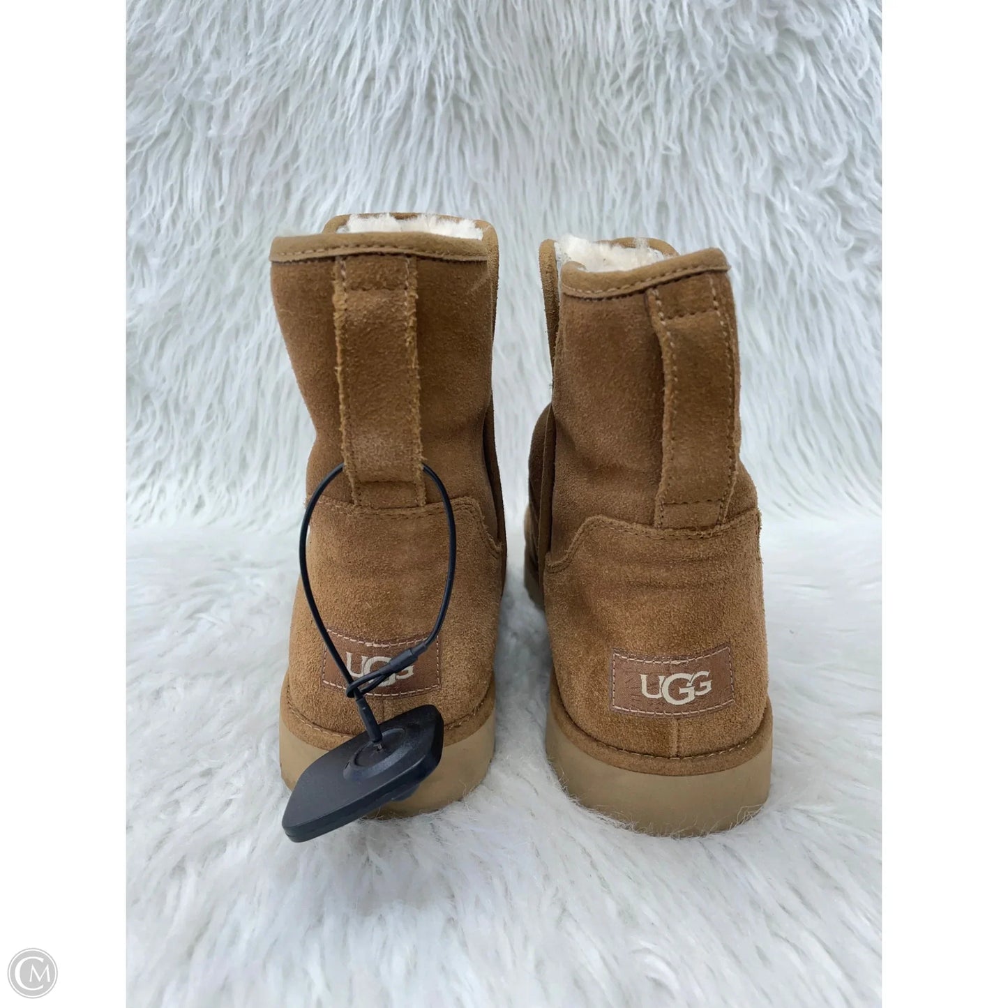 Boots Designer By Ugg In Brown, Size: 9