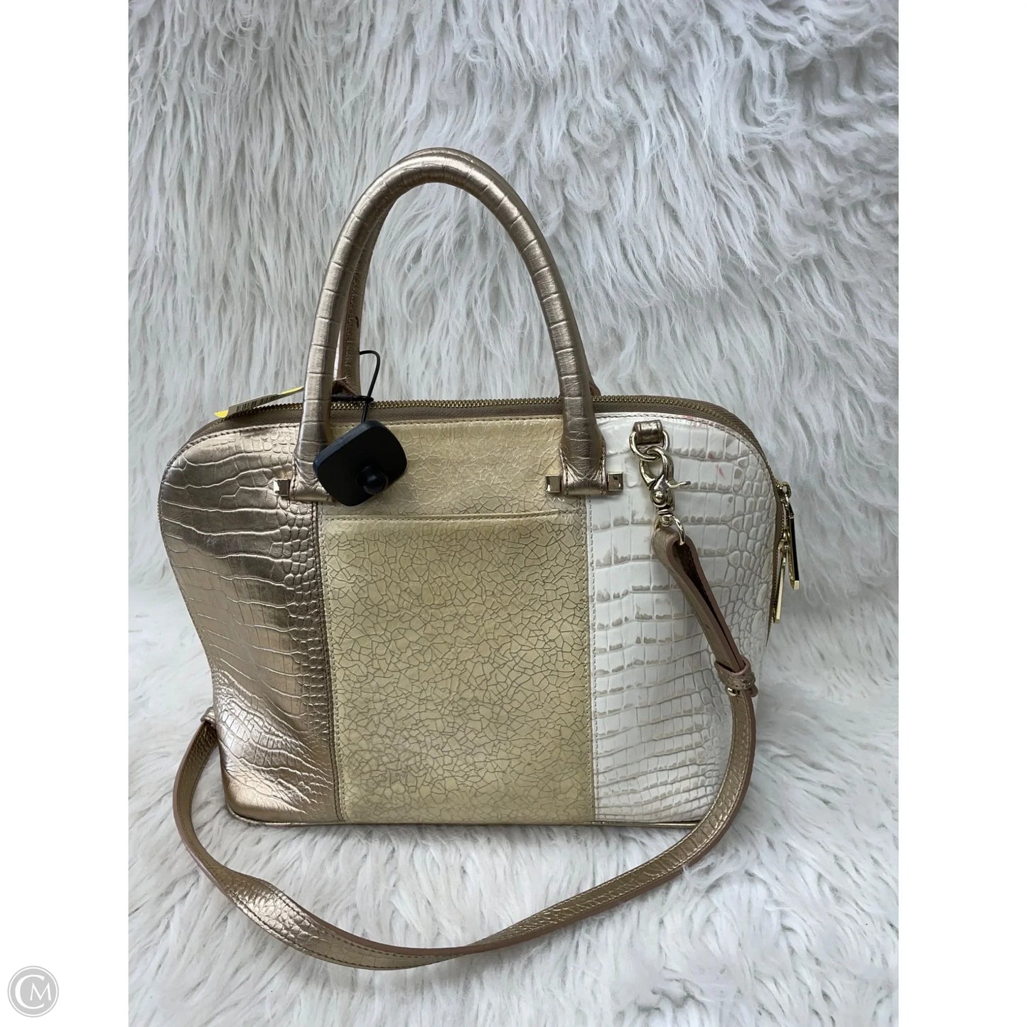 Handbag Designer By Brahmin, Size: Medium