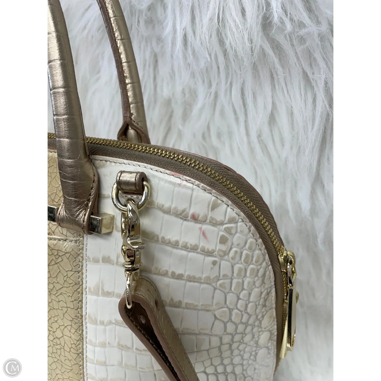 Handbag Designer By Brahmin, Size: Medium