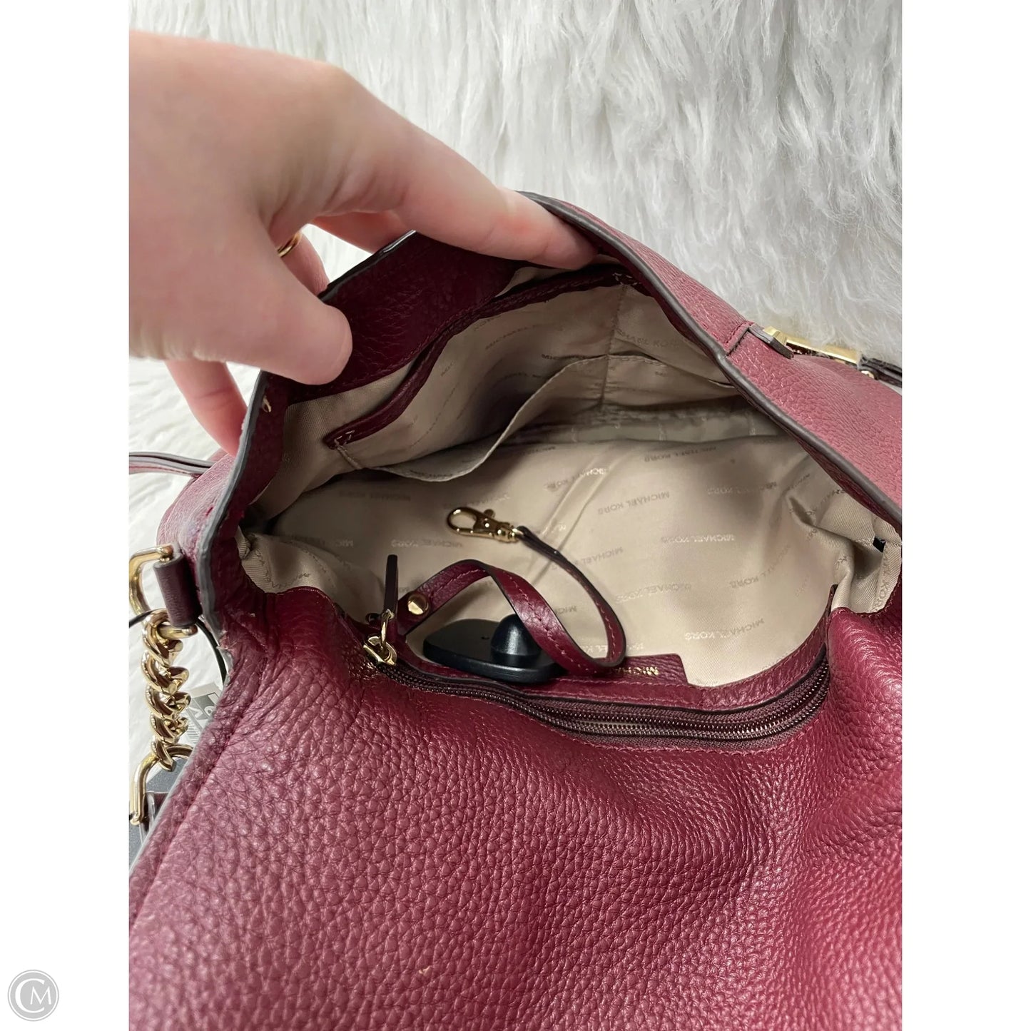 Crossbody Designer By Michael Kors, Size: Medium