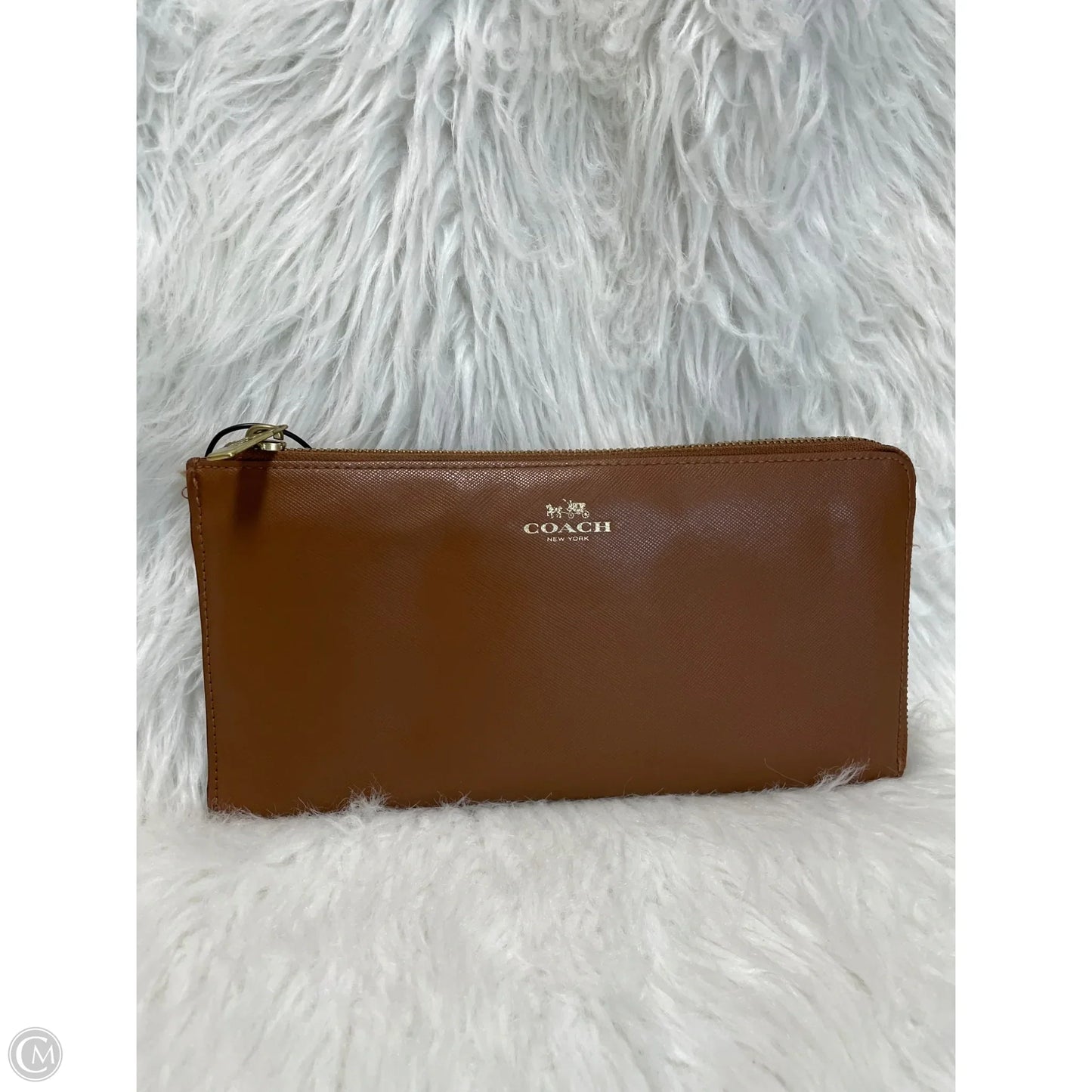 Clutch Designer By Coach, Size: Large