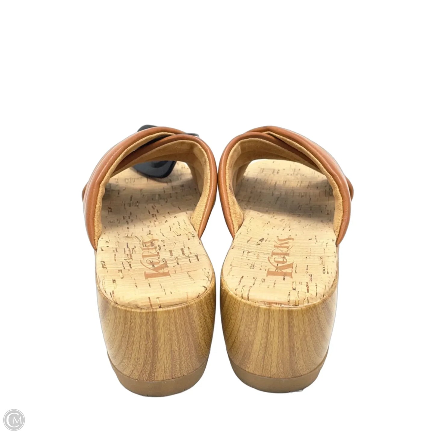 Sandals Heels Platform By Korks In Brown, Size: 7