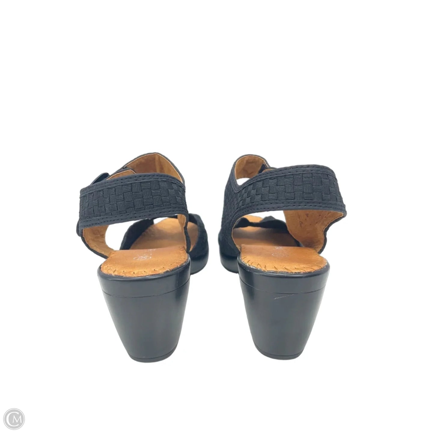 Sandals Heels Block By Bernie Mev In Black, Size: 7.5