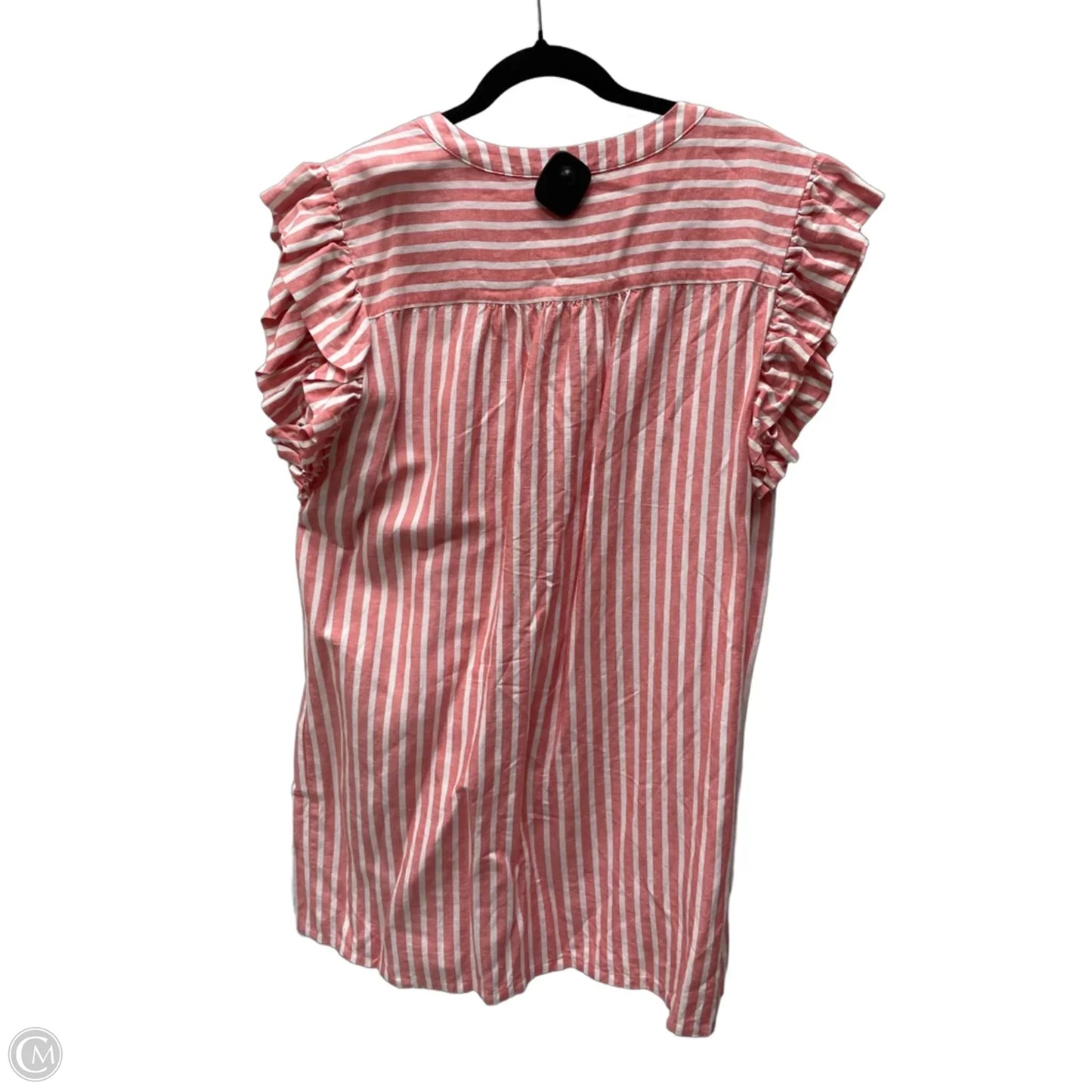 Dress Casual Short By Loft In Striped Pattern, Size: L