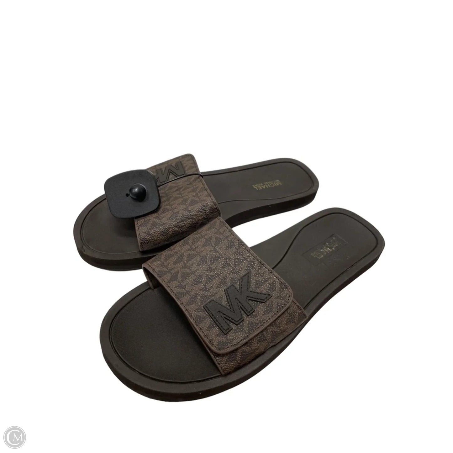 Sandals Designer By Michael Kors In Brown, Size: 9