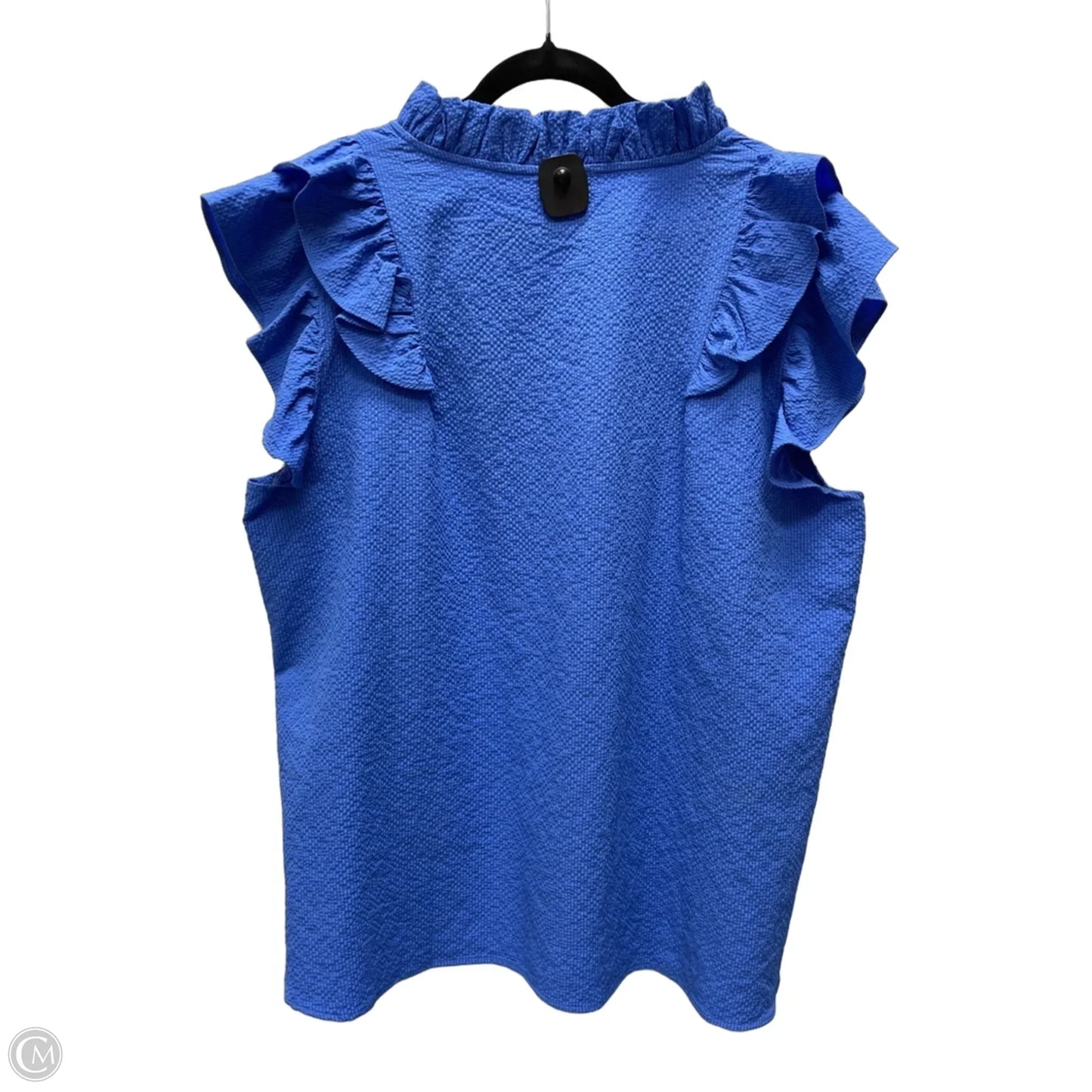 Blouse Sleeveless By Umgee In Blue, Size: 2x