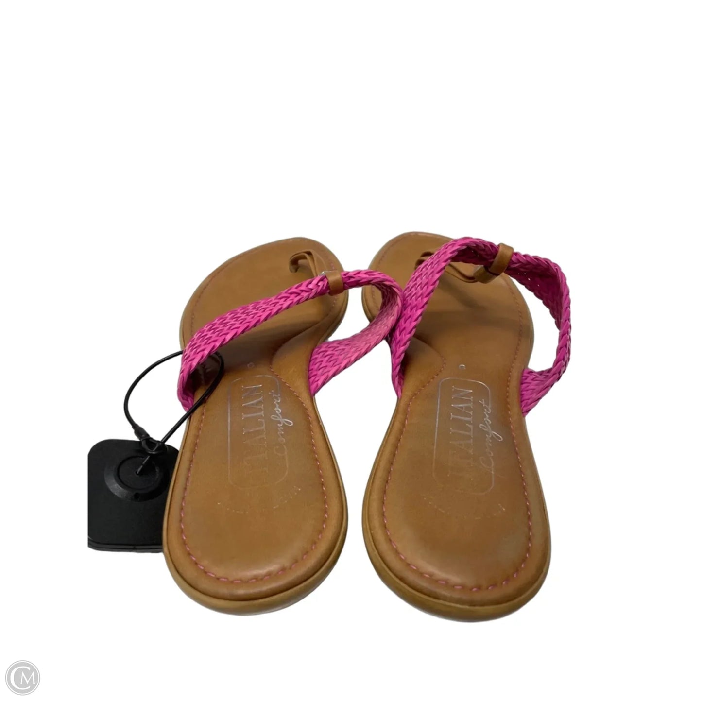Sandals Flats By Italian Shoemakers In Pink, Size: 9