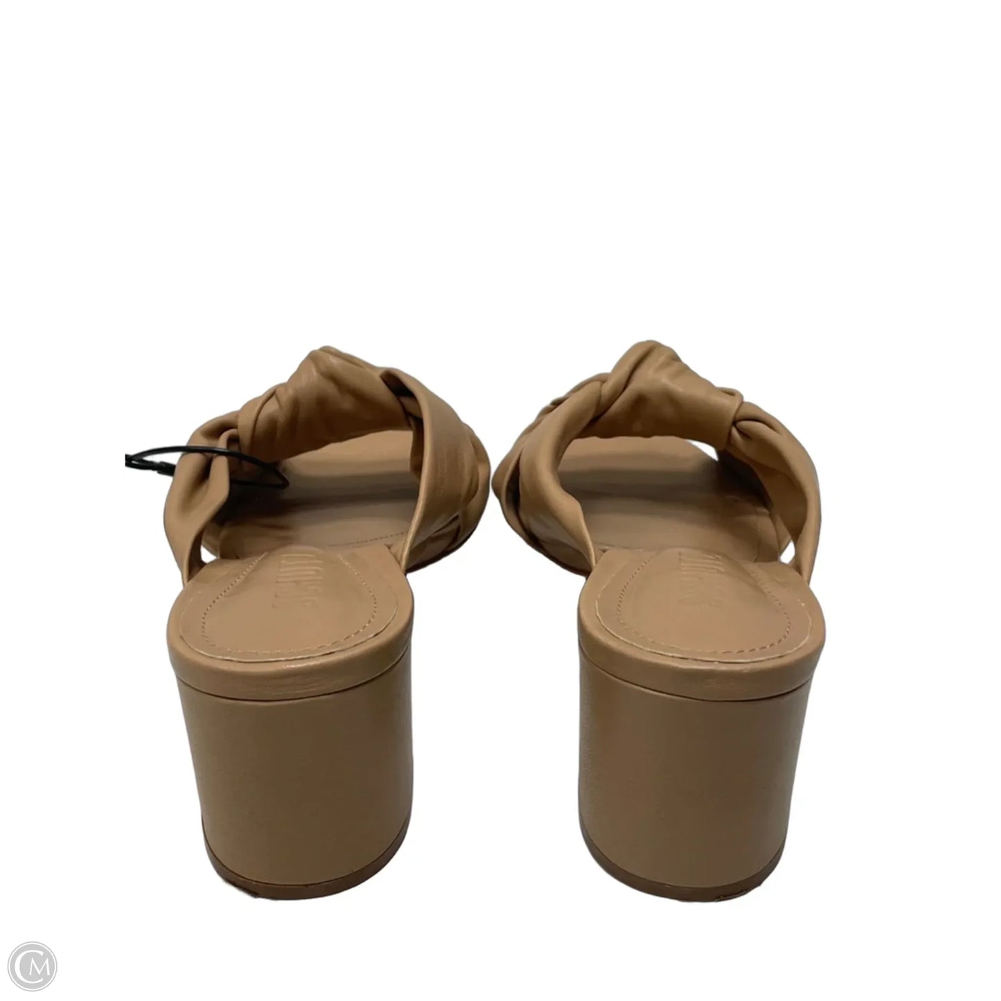 Sandals Heels Block By Schutz In Tan, Size: 7.5