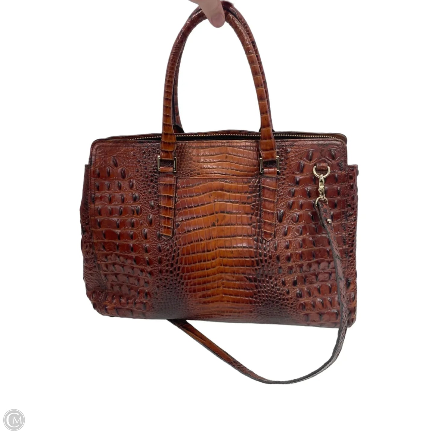 Handbag Designer By Brahmin, Size: Large
